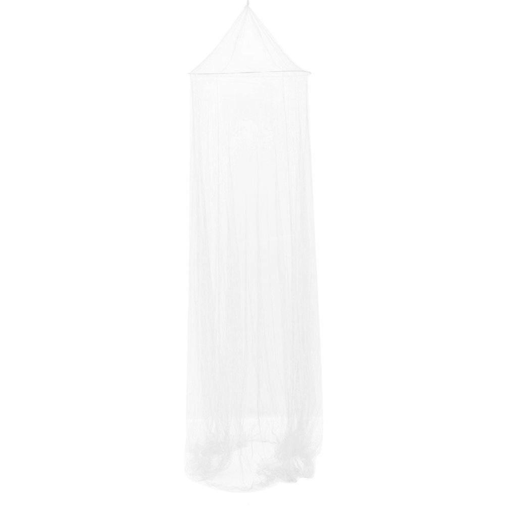 Lace Bed Conical Curtains Dome Bed Canopy Mosquito Net (White)