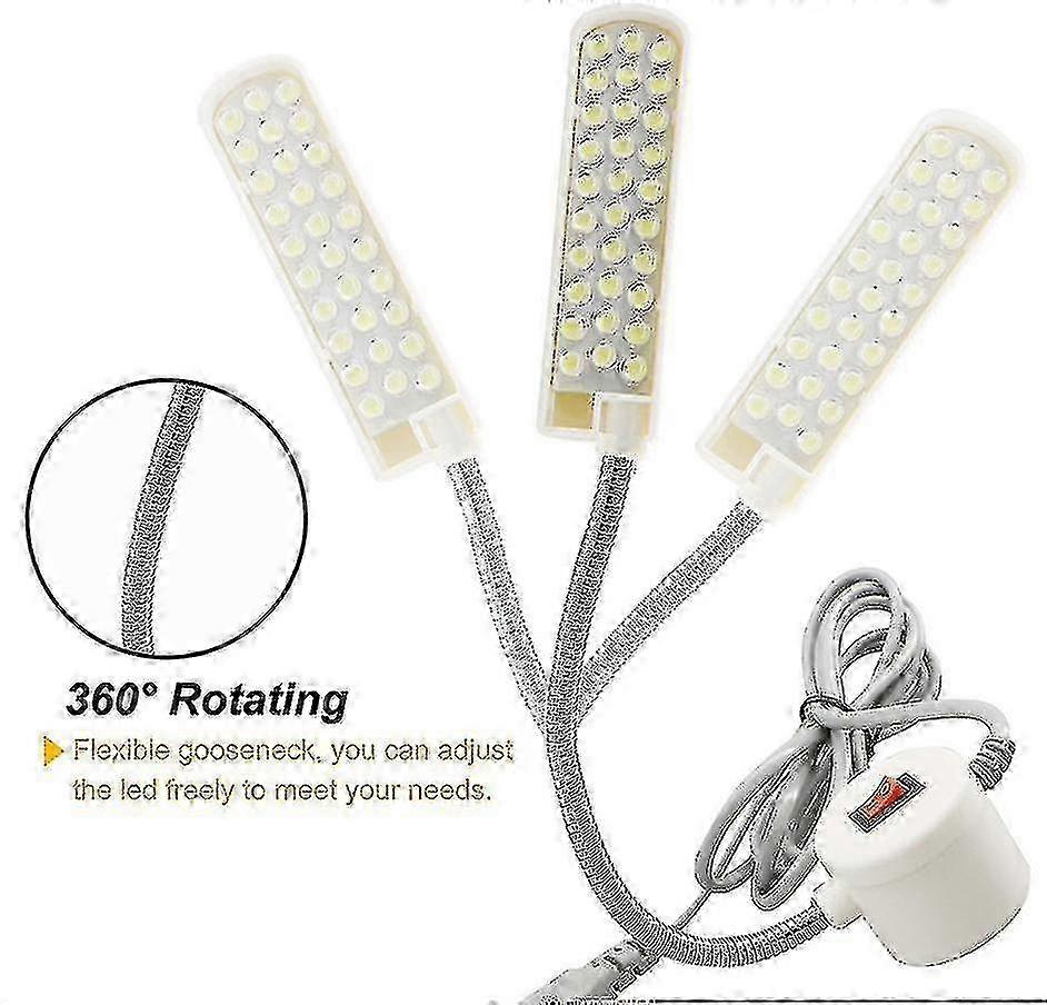 Industrial Sewing Machine LED Work Light Multifunctional Flexible Magnetic Lamp for Drill Press