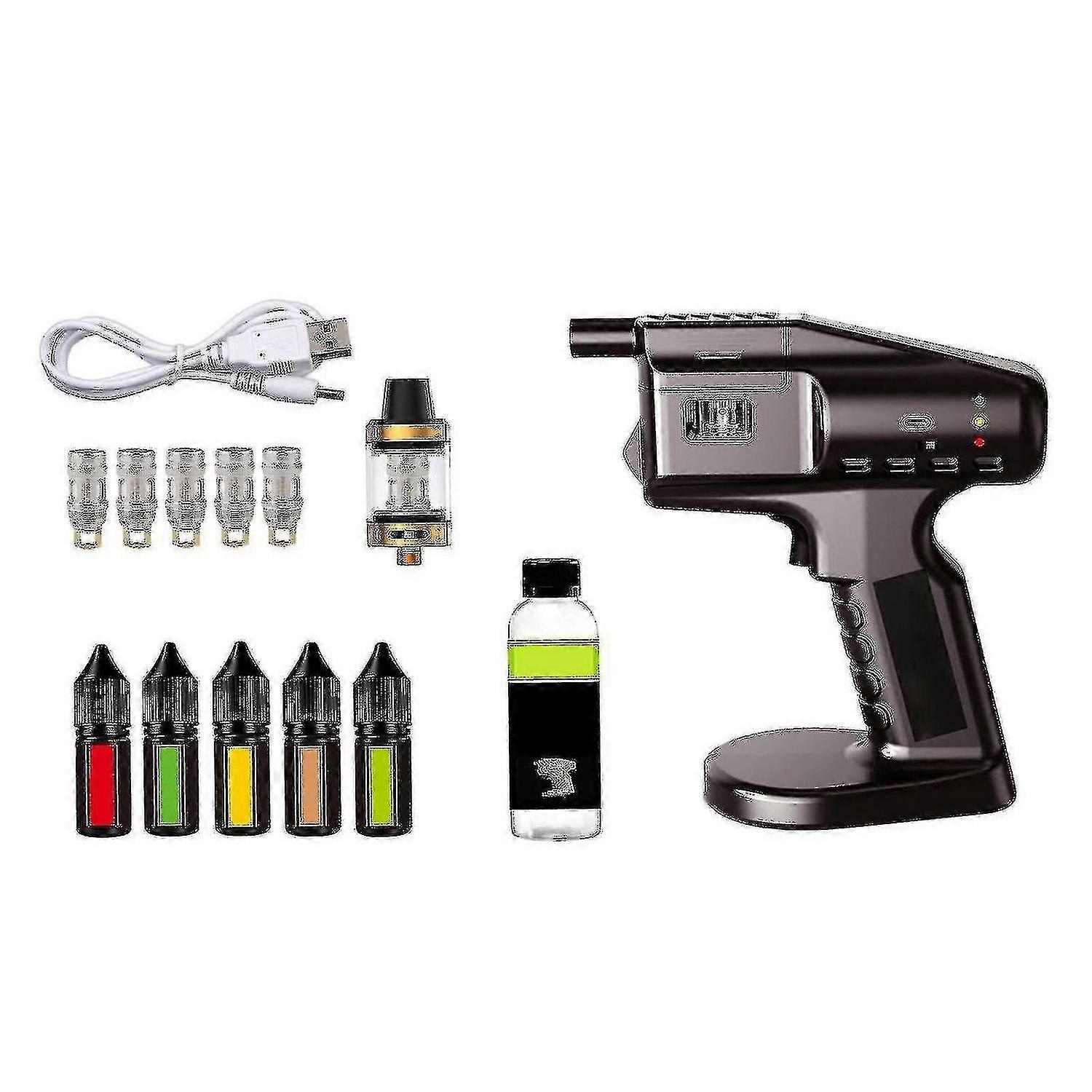 Handheld Cocktail Bubble Maker Infuser Machine With Accessories For