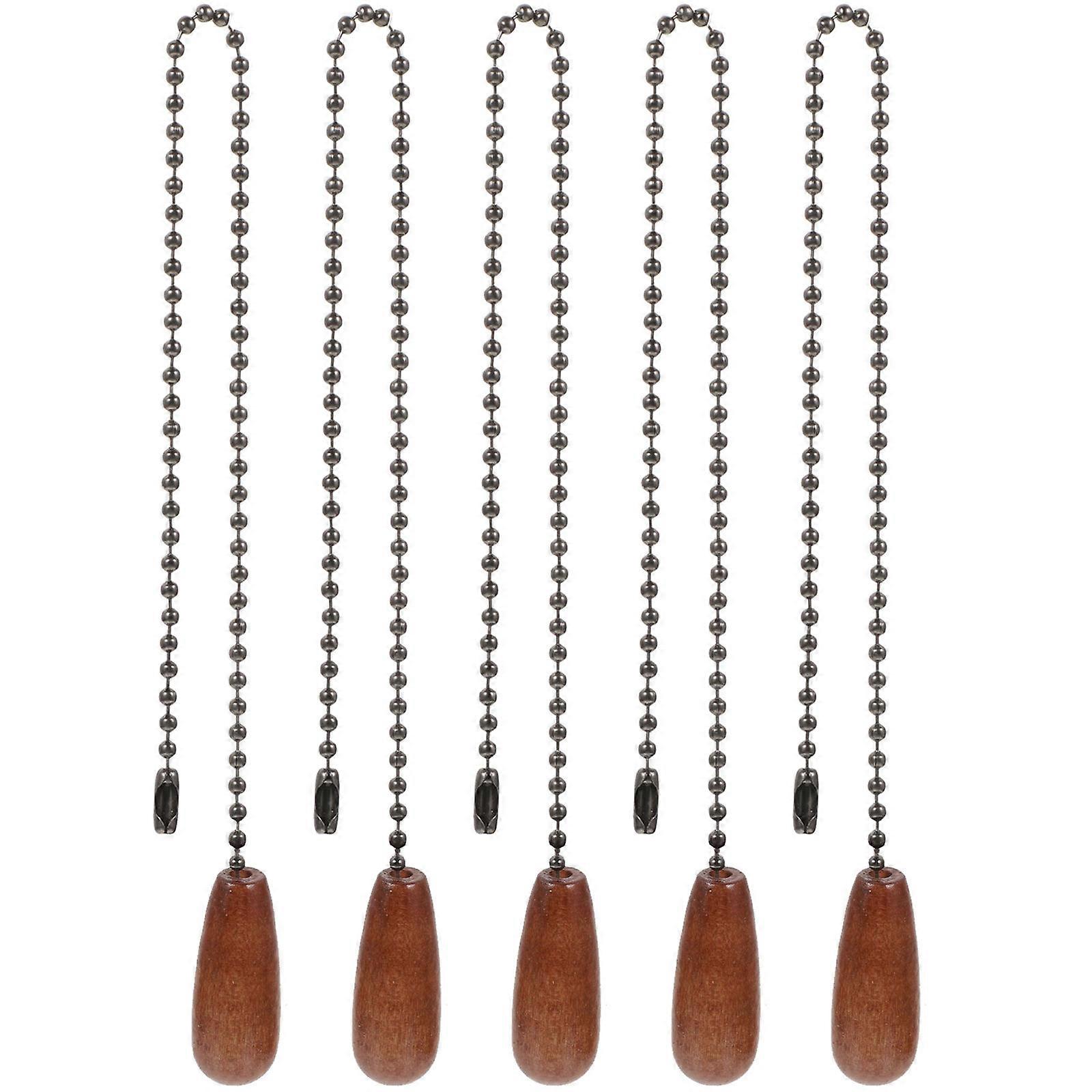 Ξύλινο κρεμαστό σετ αλυσίδας με ανεμιστήρα – Διακοσμητική αλυσίδα με χάντρες για φωτιστικά, χρήση διακόσμησης σπιτιού