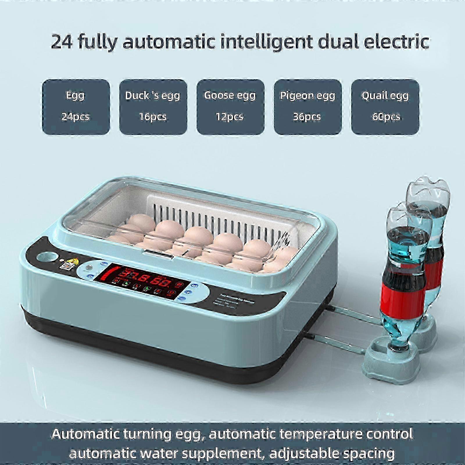 Egg Turner, Egg Incubator With Humidity Display, Egg Candler, Automatic For Hatching Chickens 2025