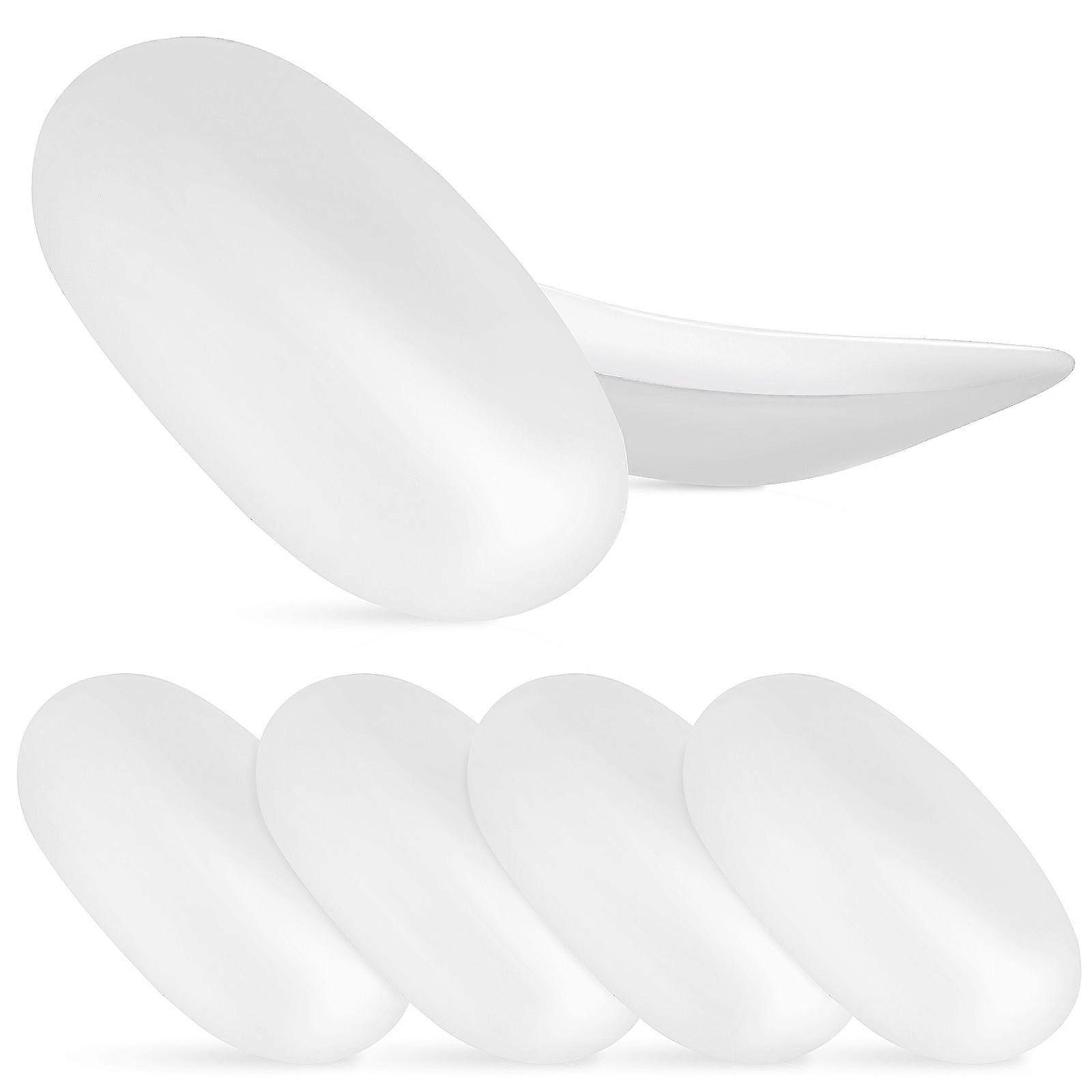 3 Pairs of Silicone Shoulder Pads Anti-Slip Self Adhesive Invisible Shoulder Push-Up Pads