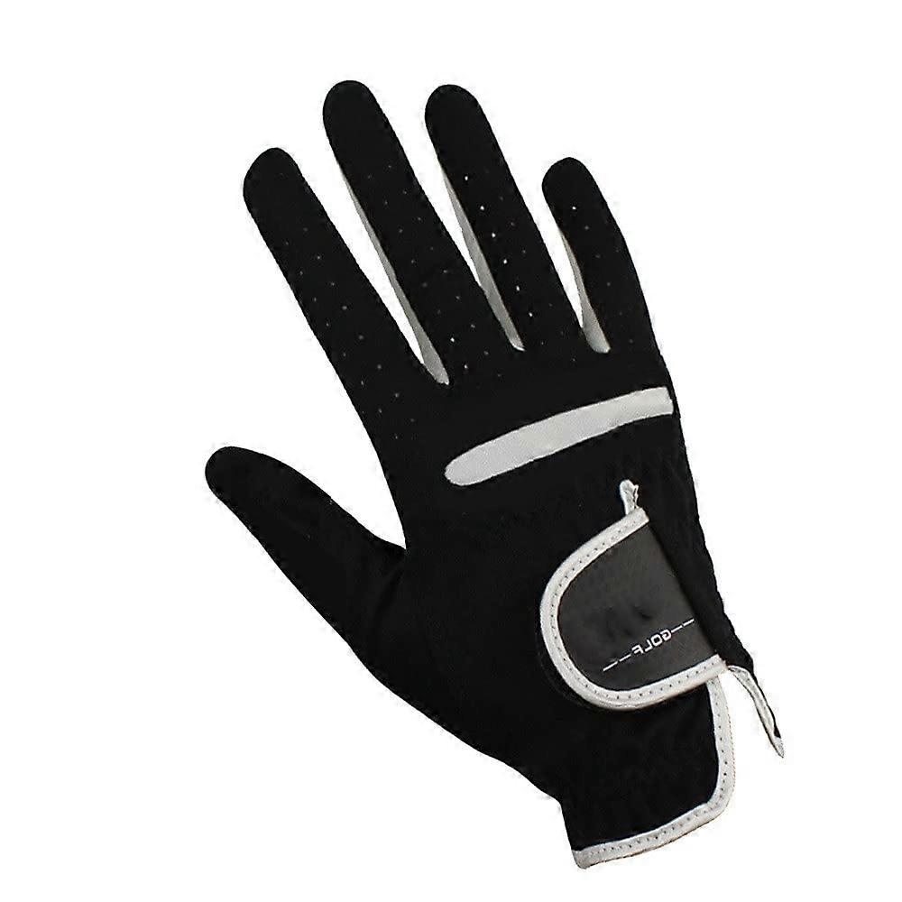 Golf gloves men Left Hand Right Hand Micro soft fiber breathable black