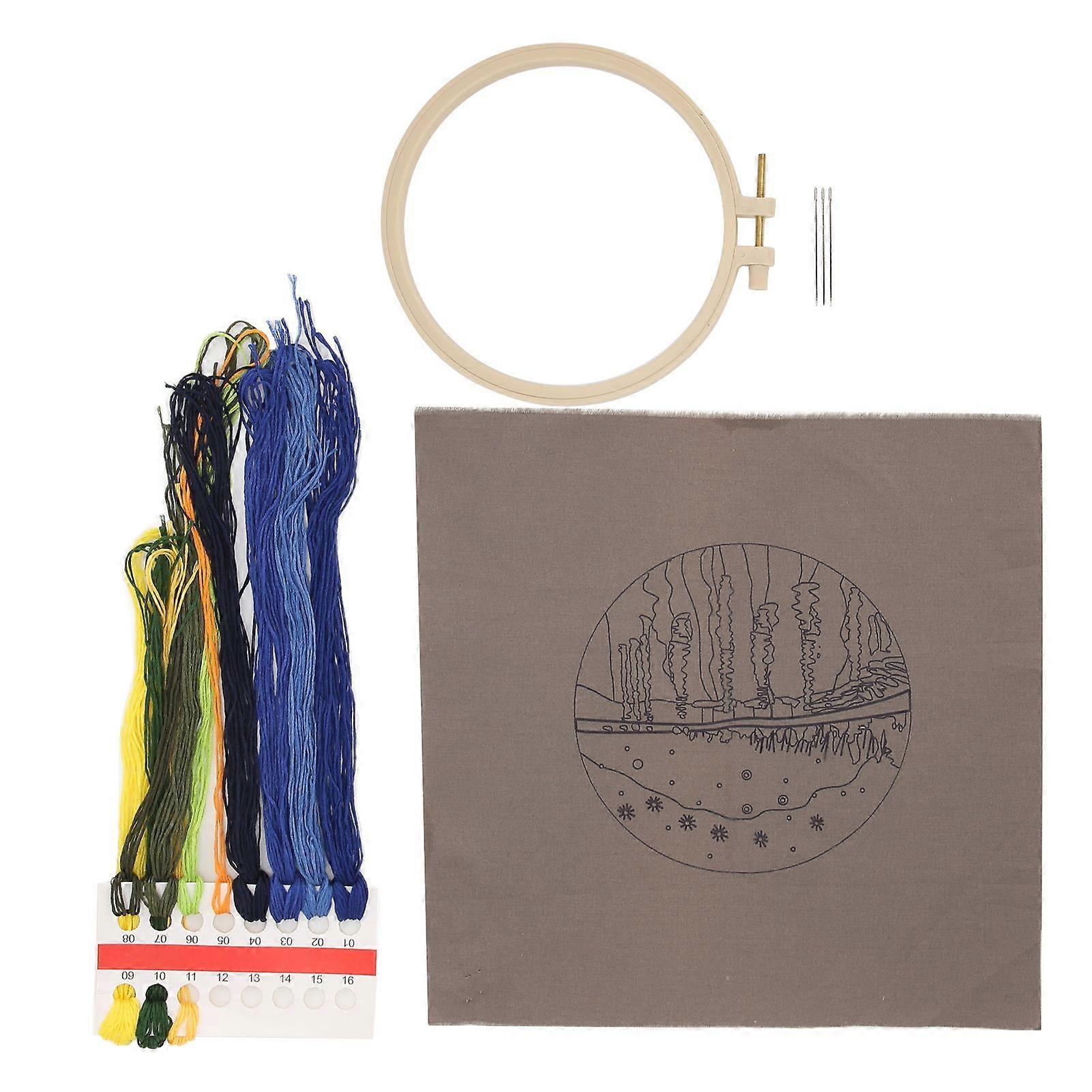 2025 Latest Model  Embroidery Starters Kit DIY Beautiful Appearance Needlework