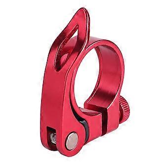Road Bike Seatpost Clamp Aluminium Alloys Bicycles Quick Release Seatpost Collar 34.9mm Seat Tube Clip Cycling Accessory  Red