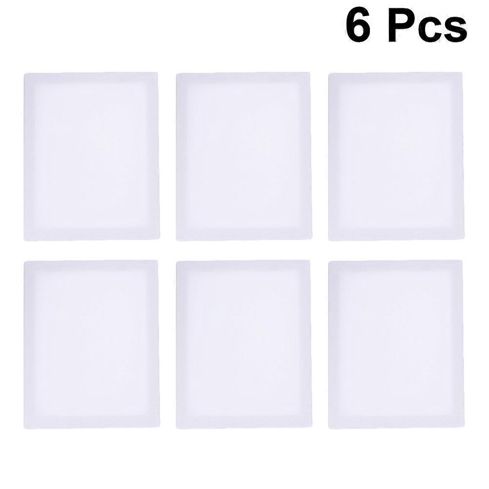 Oljemaling Ramme DIY Maling Overflate Bomull Lin Hvit 30x40cm 6Pakke