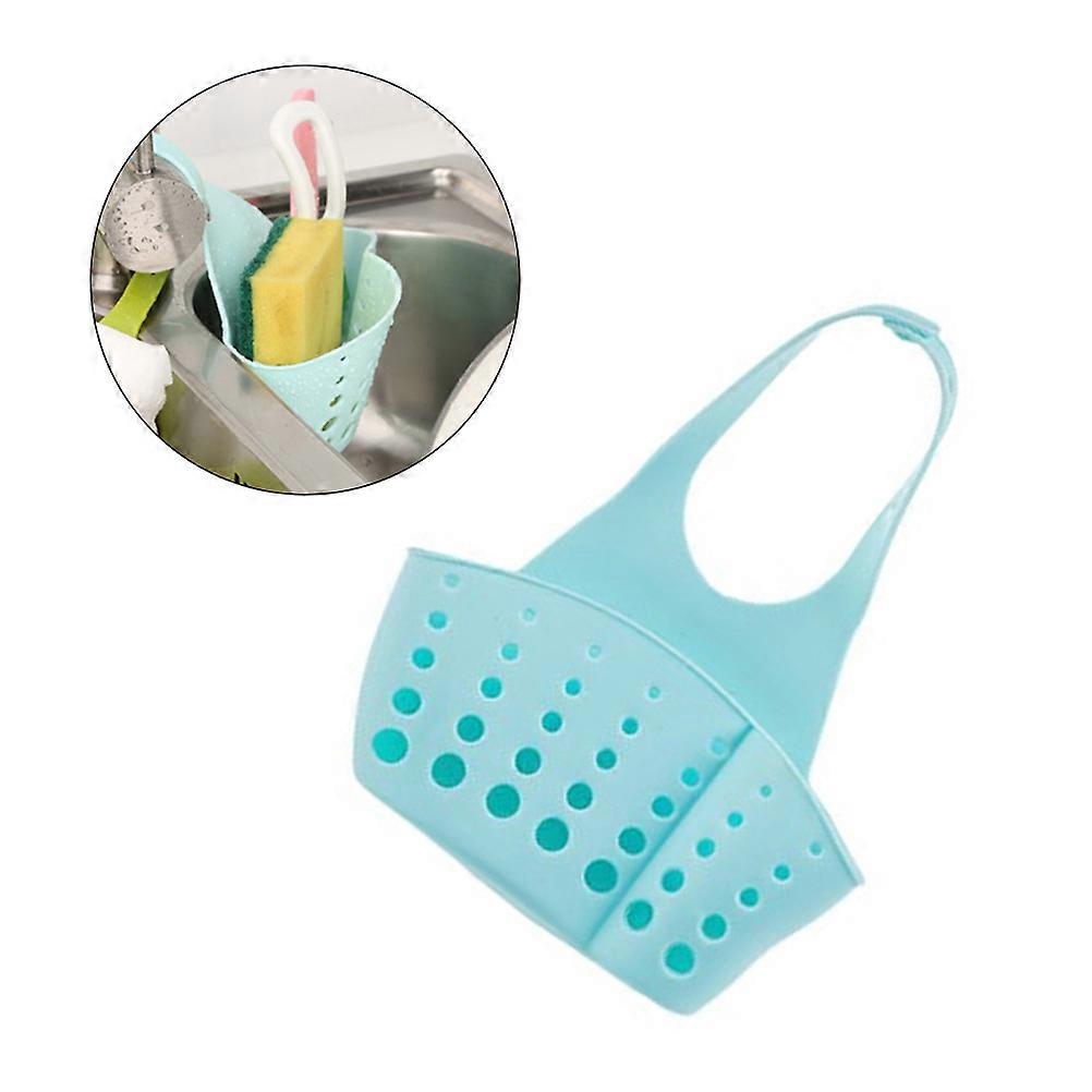 Sponge Holder Kitchen Sink Organizer Rectangular Sky- .50X14.00X4.00CM 1Pack