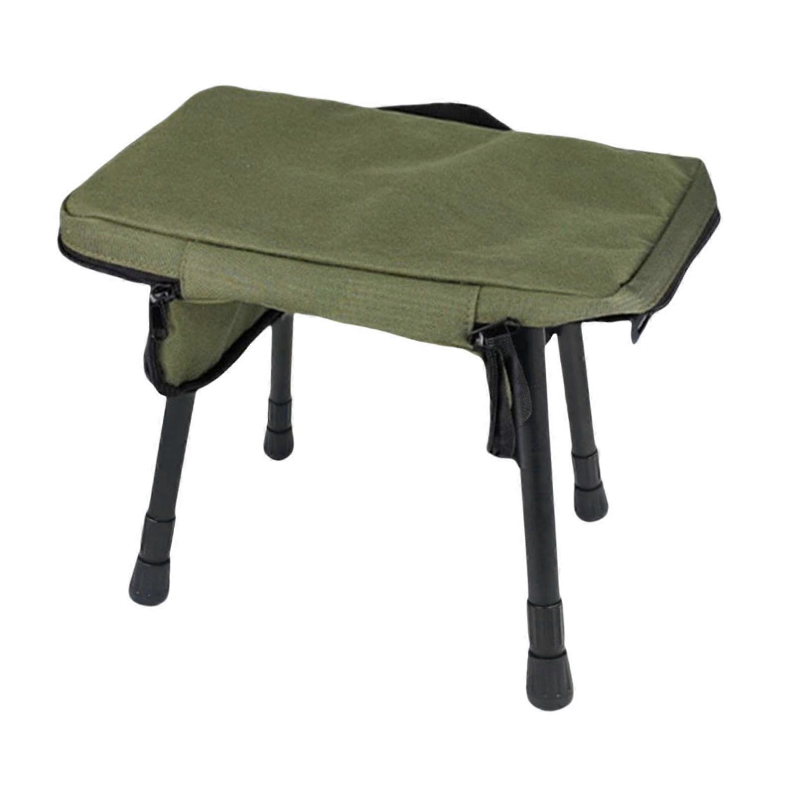 Camping stool, folding stool with storage bag, portable folding stool, camping stool for backpacking, garden, concert, terrace, picnic green