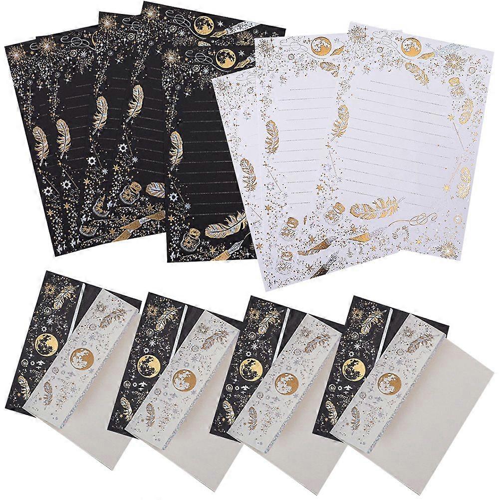 1 Set of Writing Paper Envelopes Set Letter Paper Envelopes for Sending Cards Random Style