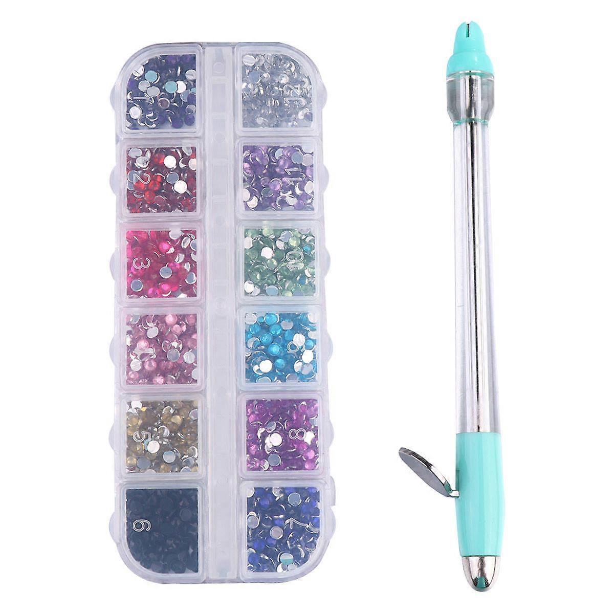 Manicure Set Nail Art Tools Diy Practice Salon Use Assorted Color 5x13 5cm 1Set