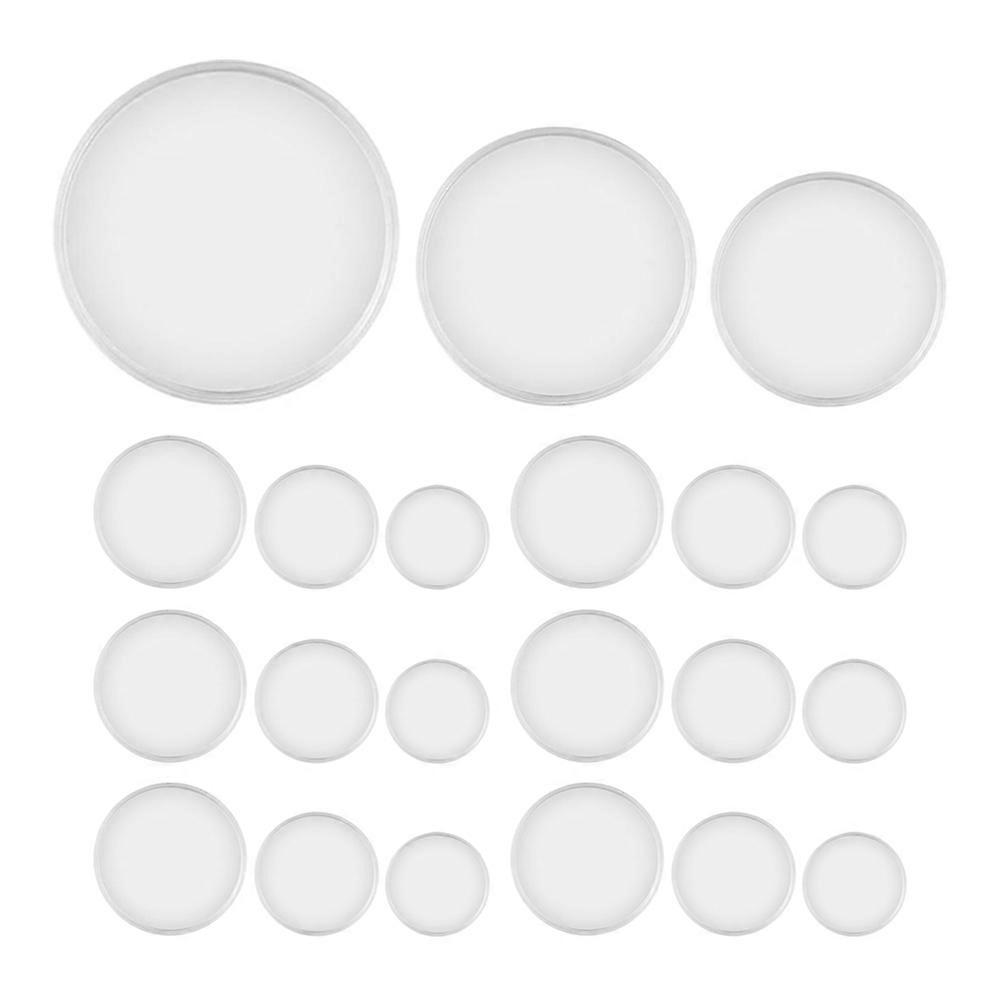 Transparent Binder Rings Organizing Documents Professionals Notebooks 24mm 35mm 54mm 360-degree Rotation 36Pcs