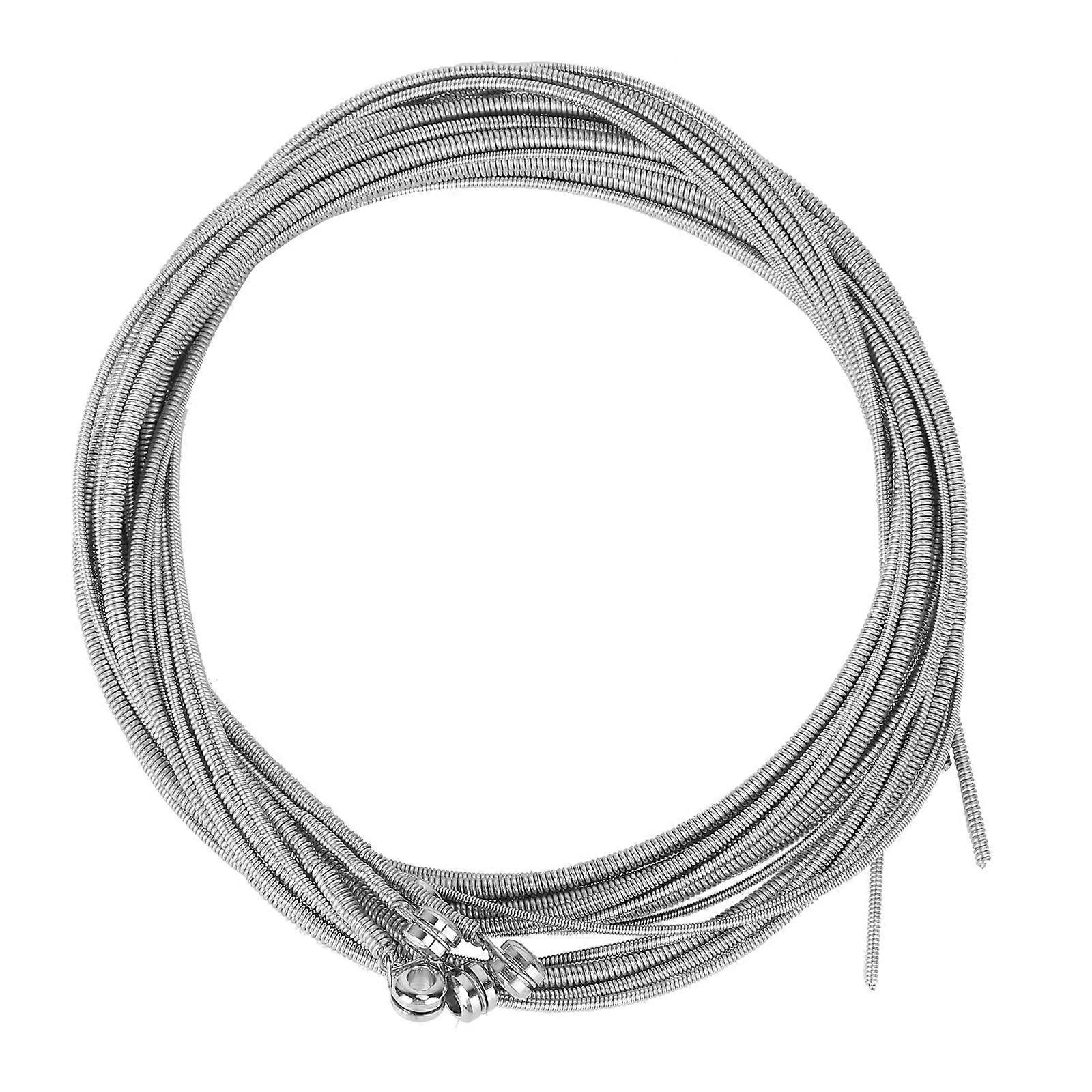 Bass Guitar Strings Replacement Kit For Guitar Maintenance Silver 5Pcs