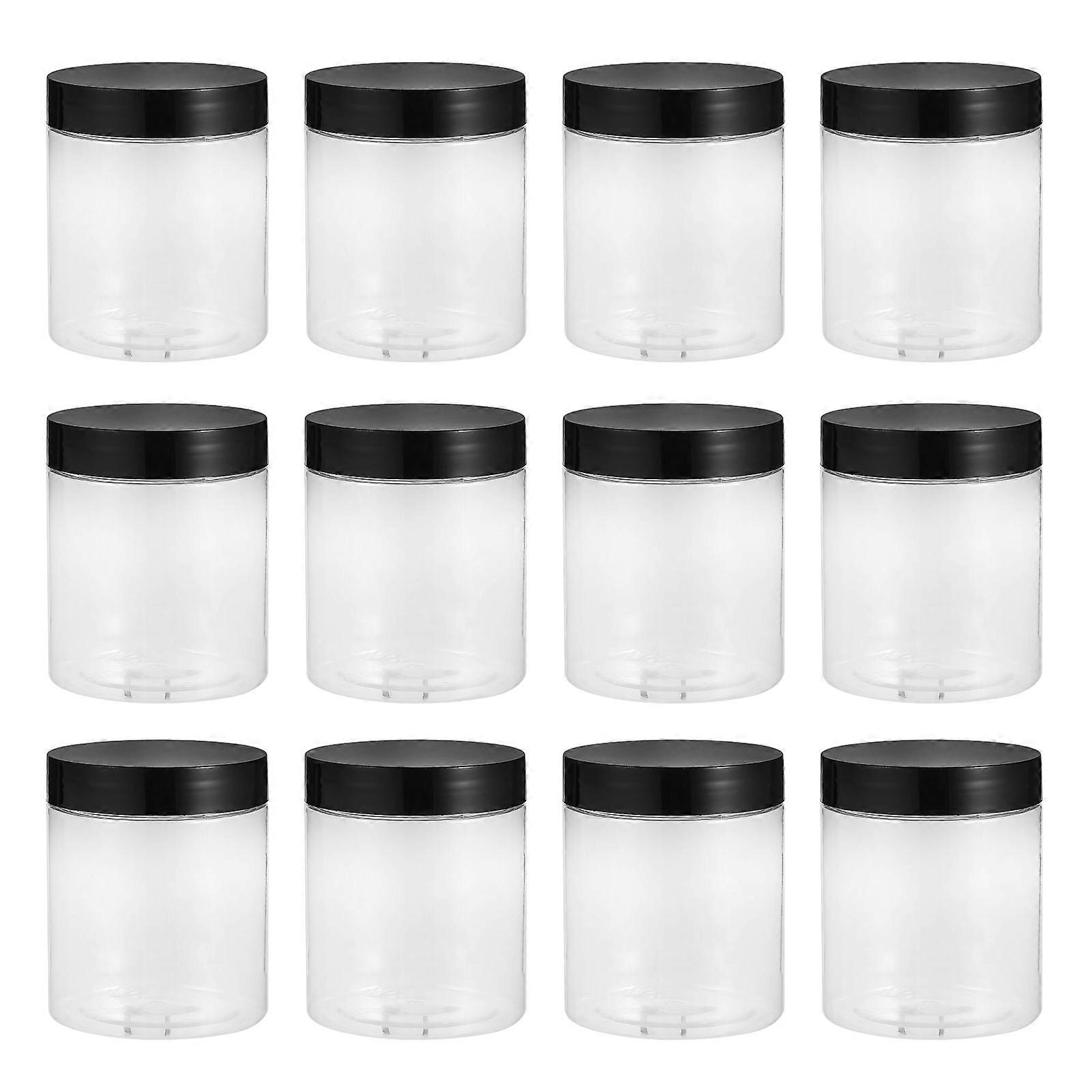 Storage Jars for Storage Transparent Kitchen Sealed Containers 12Pcs