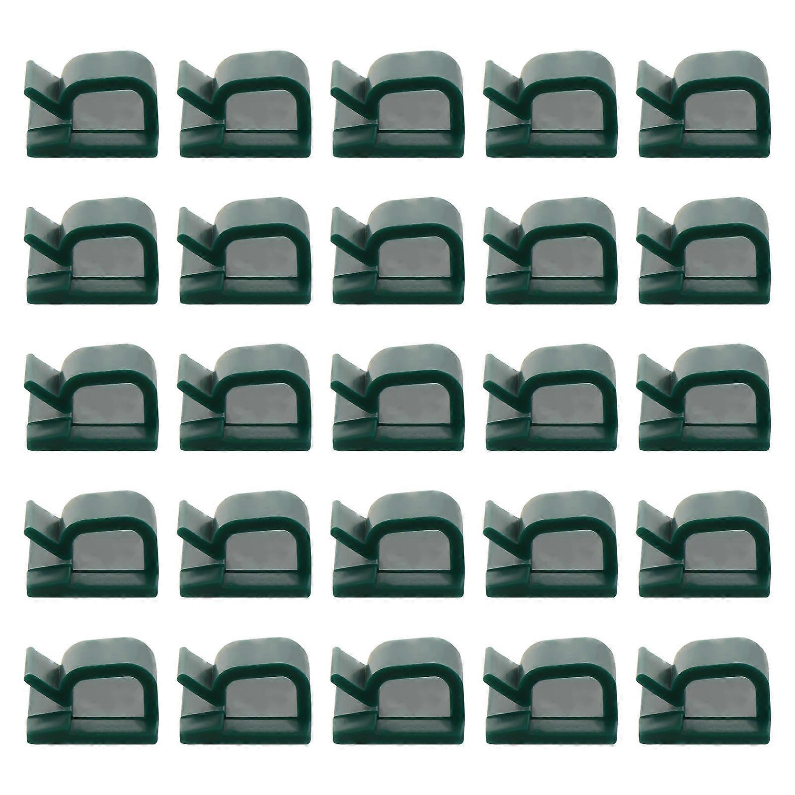 Wire Clamps For Cable Cord Management Clips Simple Style Self-Adhesive Function Christmas Decorations 100Set