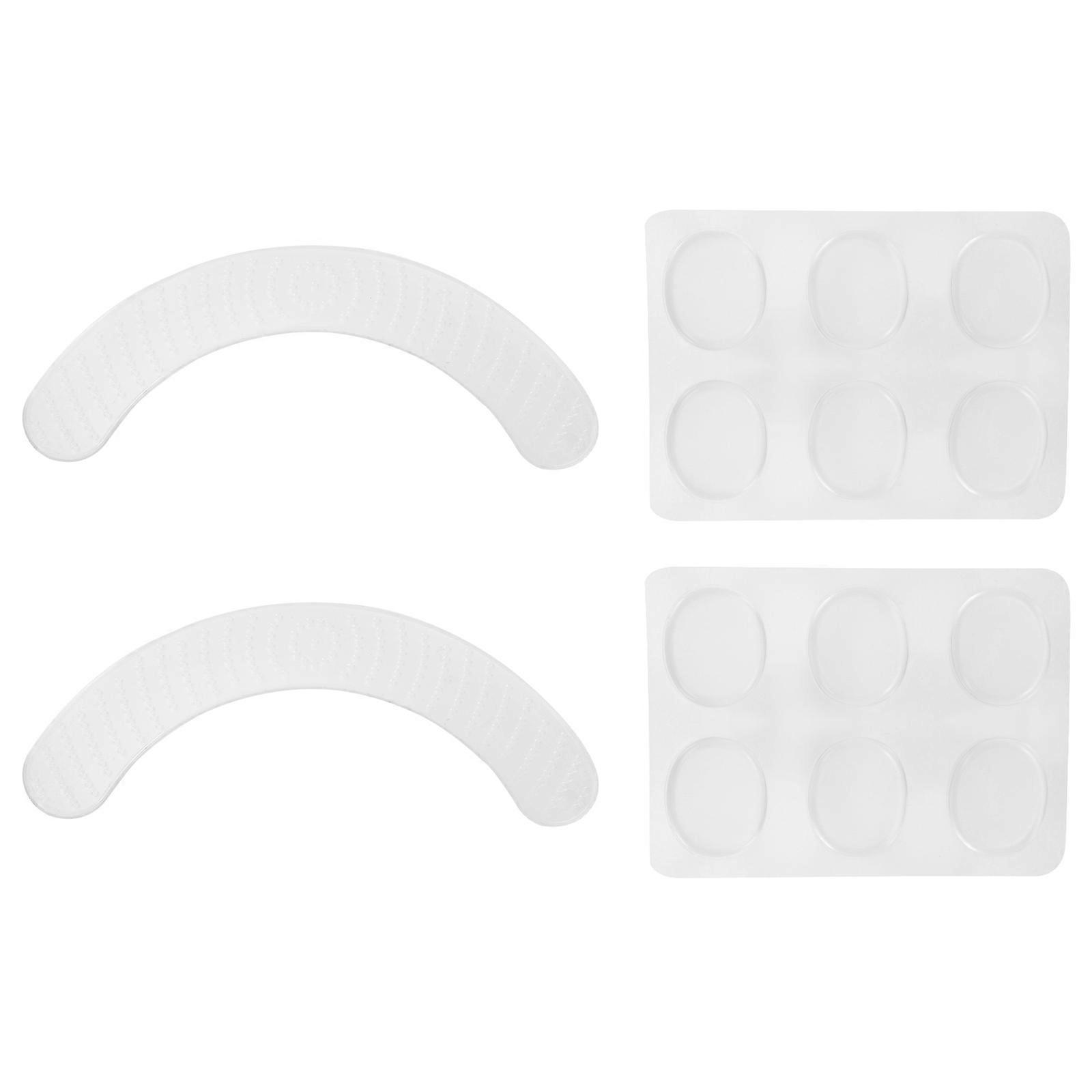 Transparent Silicone Drum Mute Pads 14pcs Self Adhesive Silencer Cushions for Noise Reduction, Vibration Control in Practice & Performance