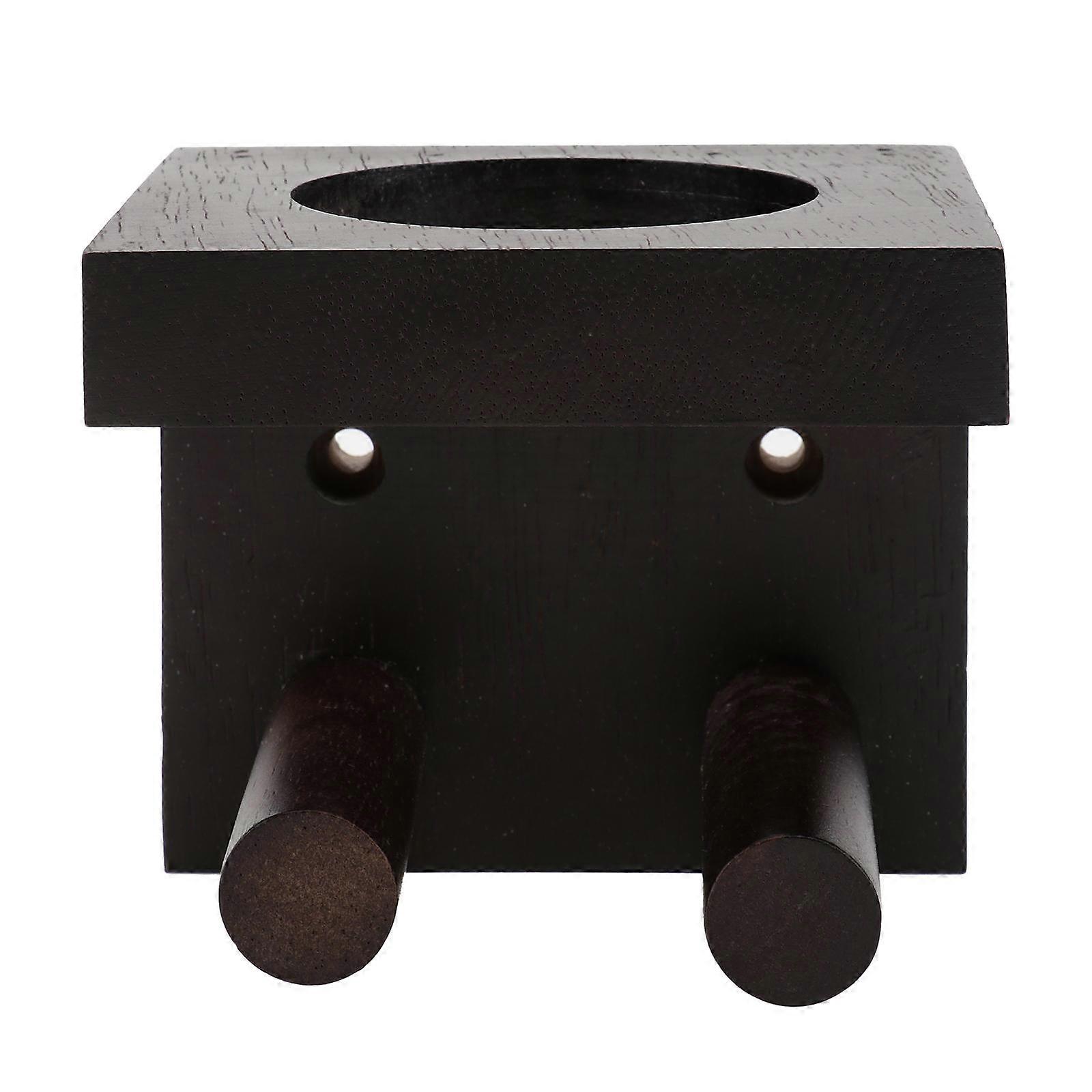 Coffee Wooden Baseball Bat Storage Rack Display Bracket for Home Strong Durable Synthetic Material