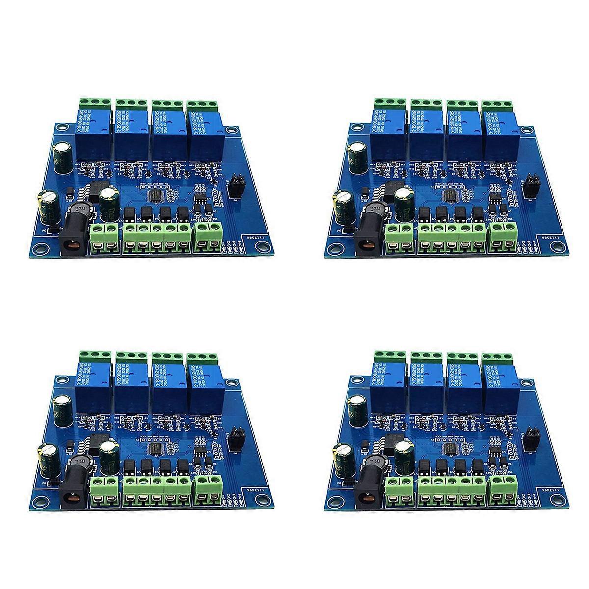 Modbus RTU 4 Way Relay Module 7-24V Relay Module Switch RS485/TTL