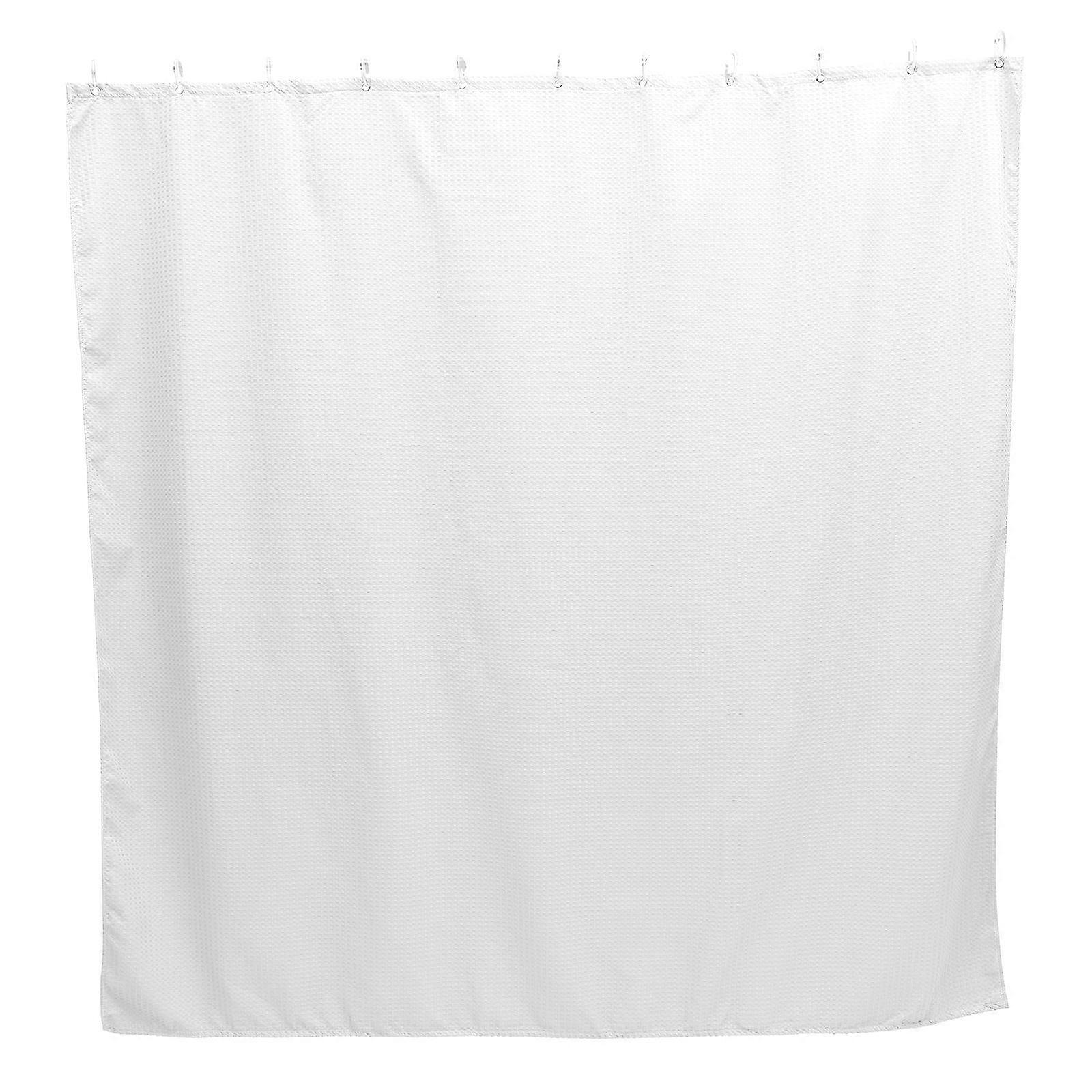 Hotel Style Shower Curtain for Showers Homeowners Square Shape Polyester Material Simple Color Design 180X180cm 1Set