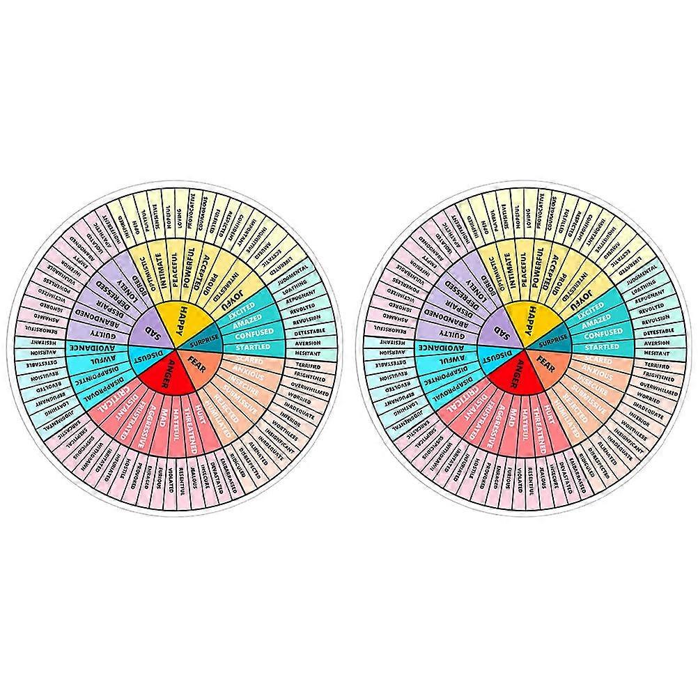 Decorative Feeling Stickers for Refrigerator Sessions Multi-Colored 13x13cm 2 Sheets