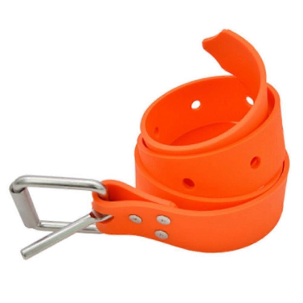 1,5 M Adjustable Diving Weight Belt Adjustable Lead Block Harness for Freediving, Spearfishing, Diving Belt Orange Ref: 3131