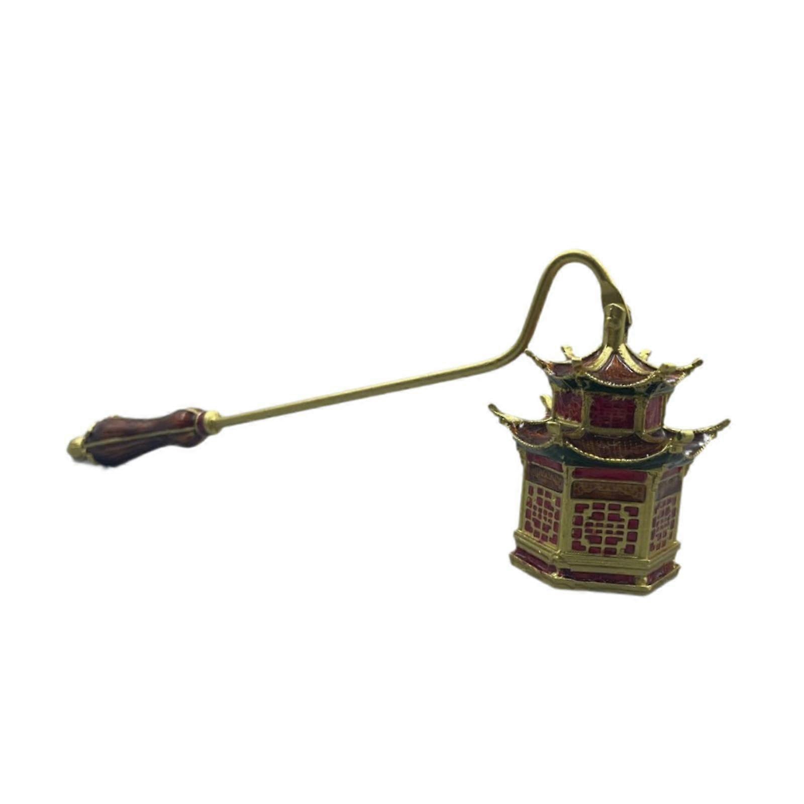 Pagoda Candlesnuffer Candle Snuffer Unique Decorative Extinguisher with Long Handle Metal Tool Candle Snuffer Ref: 8051