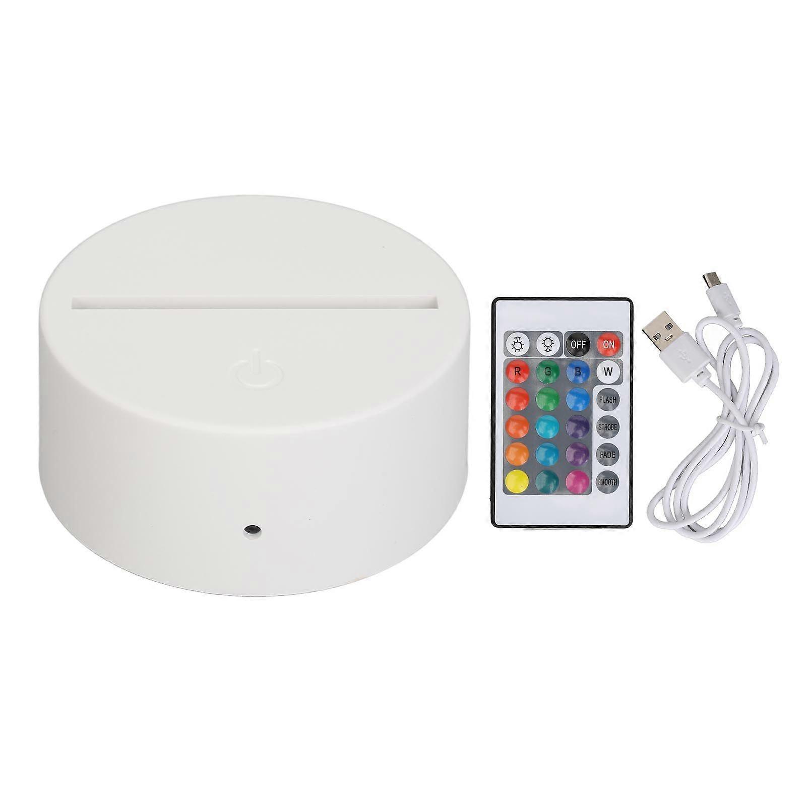 2025 Latest Model LED Night Light Base with Remote Control Change Colors and M...