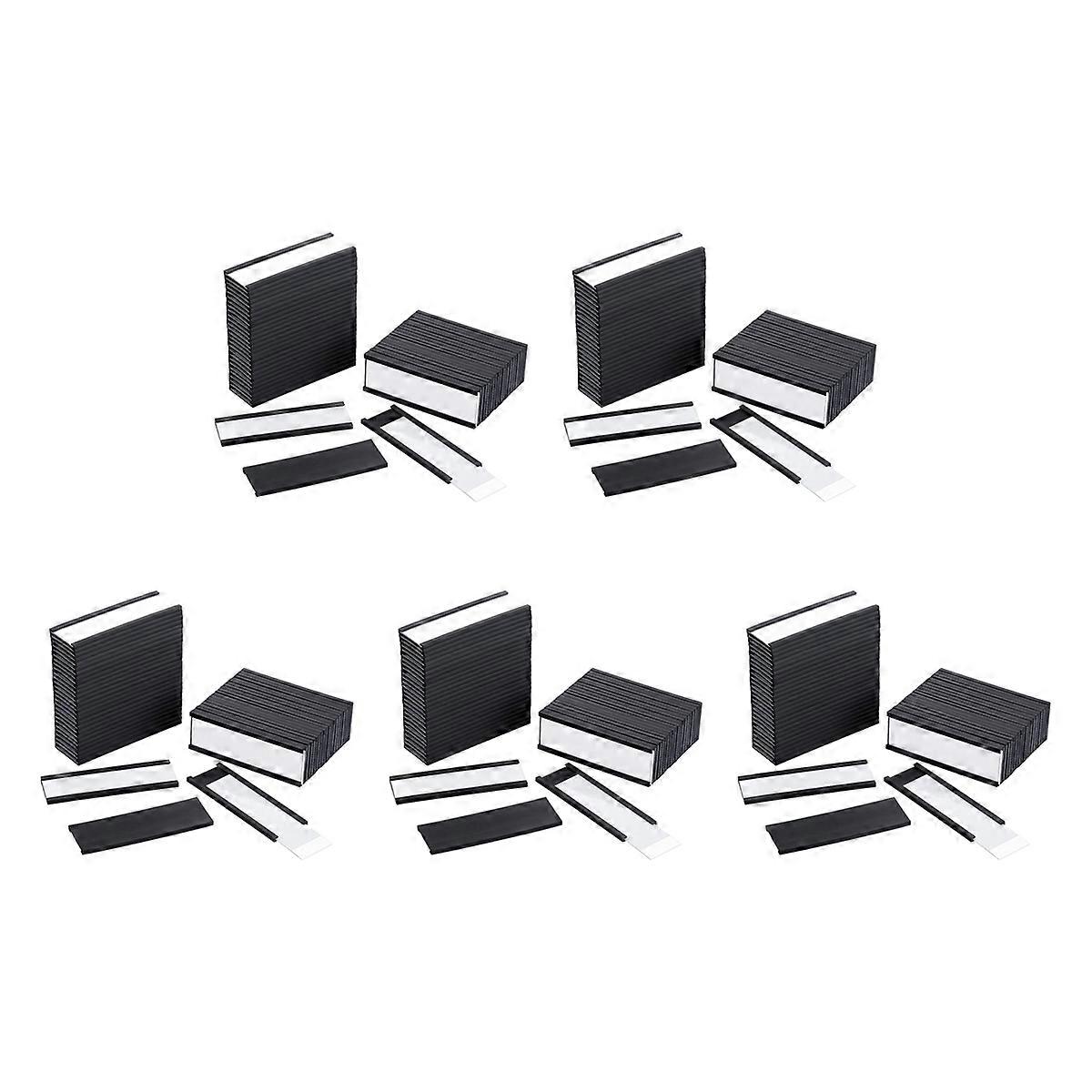 50Pcs Magnetic Label Holders with Data Card Holders for Metal Shelf