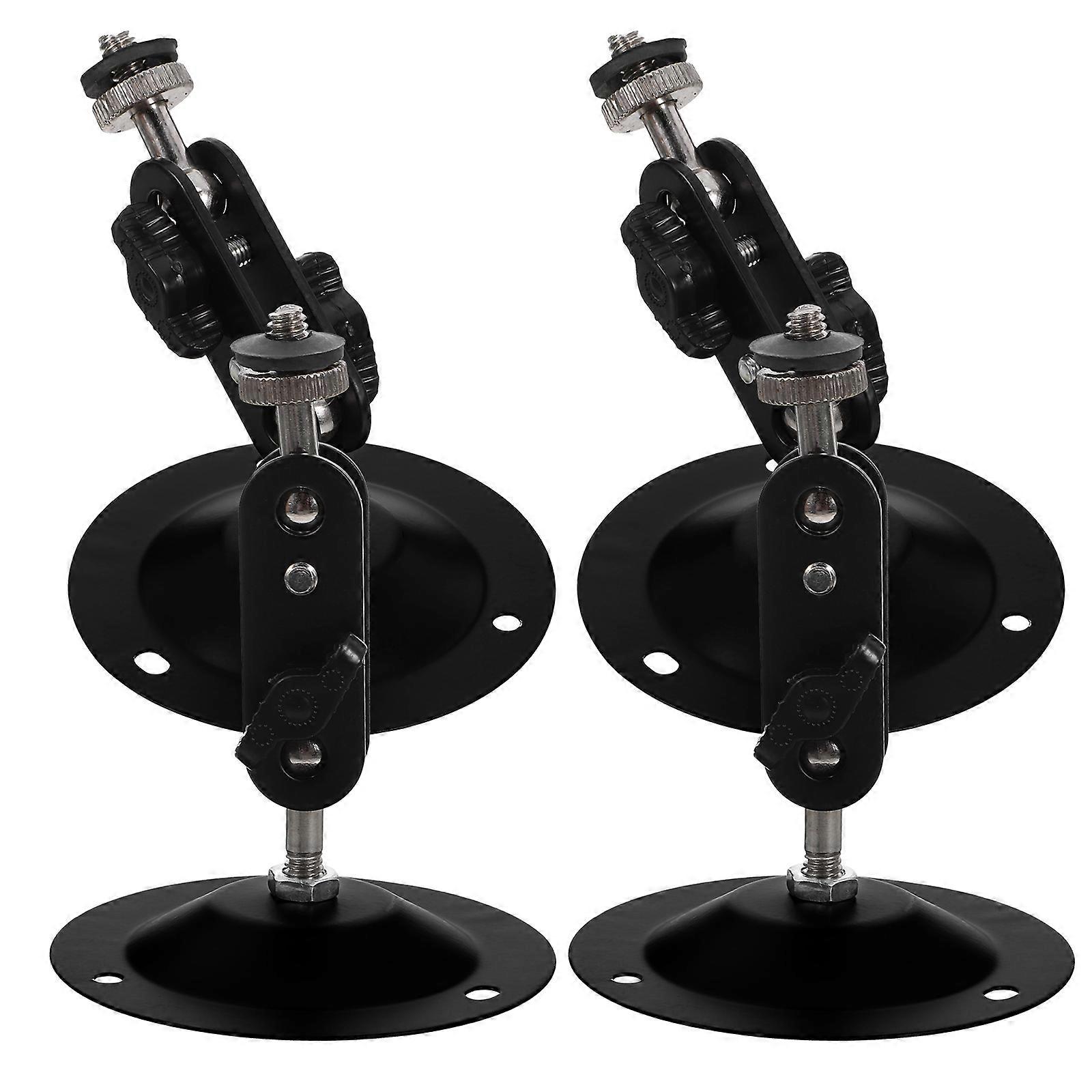 Camera Wall Bracket Bedroom Camera Stand 360-Degree Rotation Wall Mounting Iron 4 Sets
