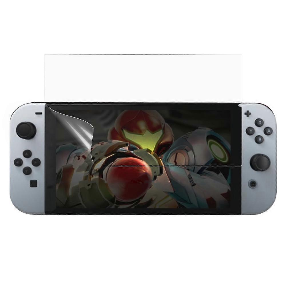 g5I Anti-fingerprint Full Coverage Hydrogel Soft TPU Screen Protector w6a for Nintendo Switch OLED