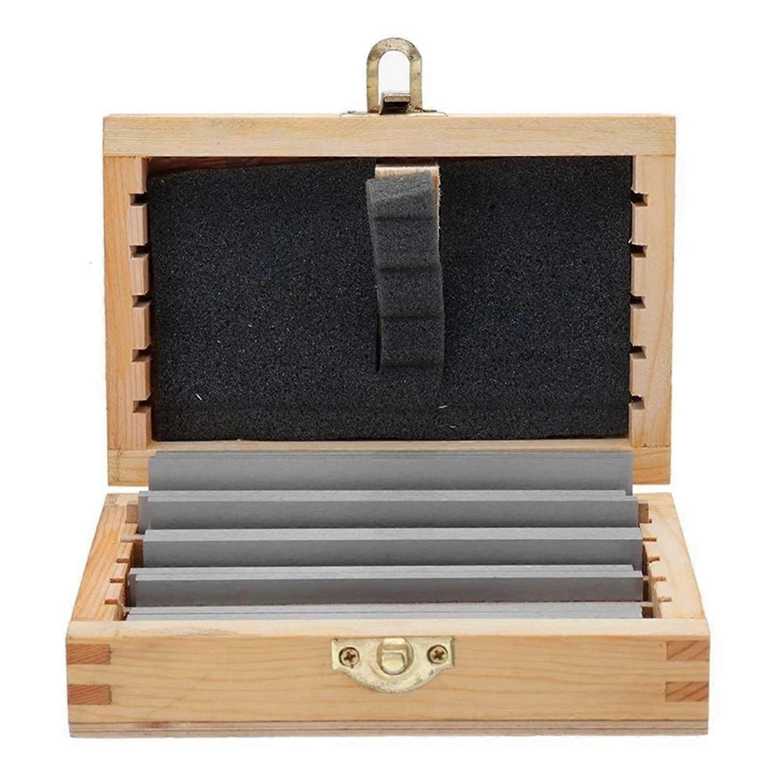 Parallel Pad Measuring Block Set 6 Pairs (12-Pcs), Alloy Steel, CNC Milled Pads, 120 Mm X 10-35 Mm Milling Lathe