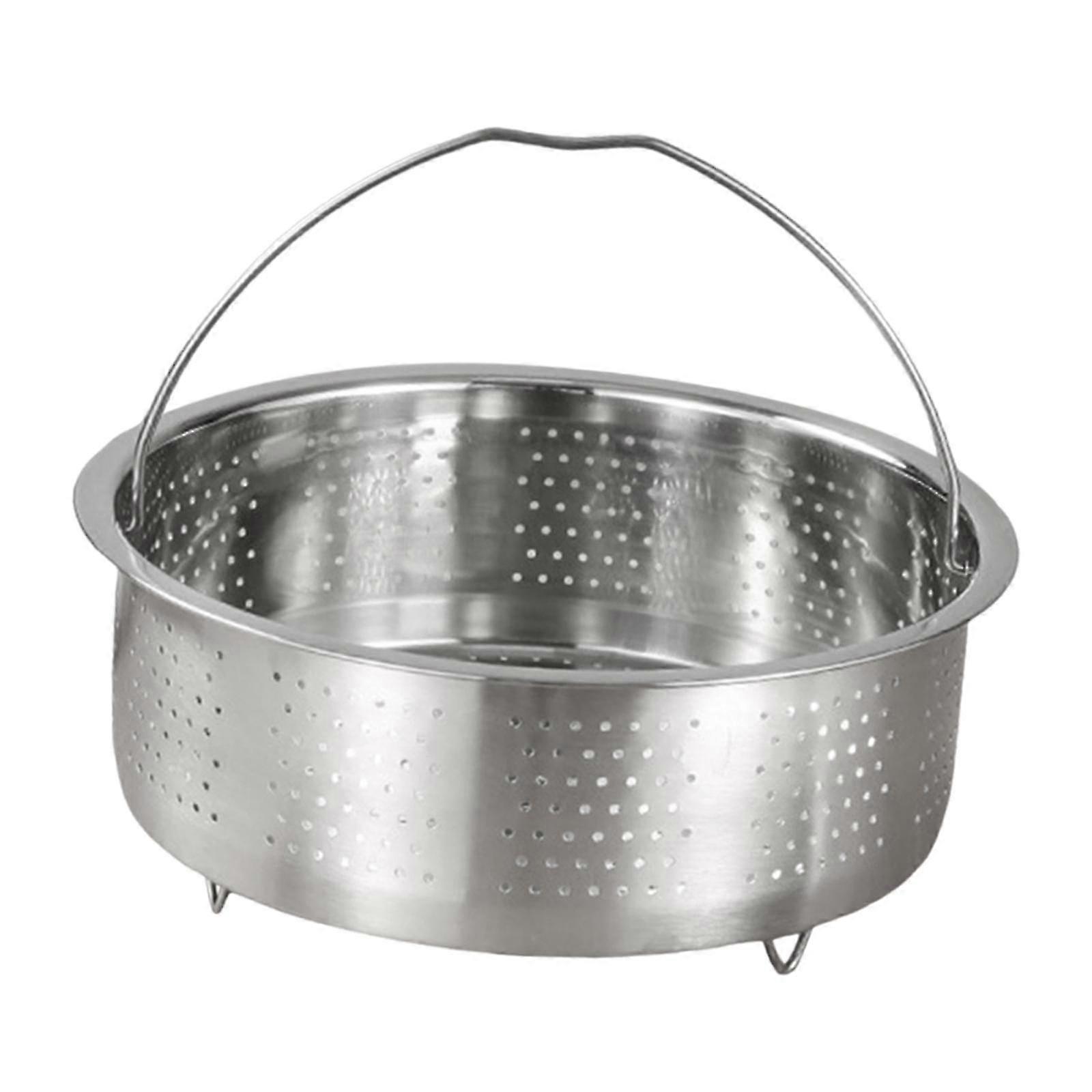 Multipurpose Round Stainless Steel Steamer Insert Kitchenware 22cm