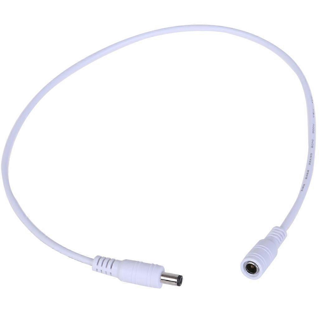 5.5x2.1 מ"מ עד 5.5x2.1 מ"מ כבל חשמל נקבה לזכר עבור מצלמות אבטחה במעגל סגור