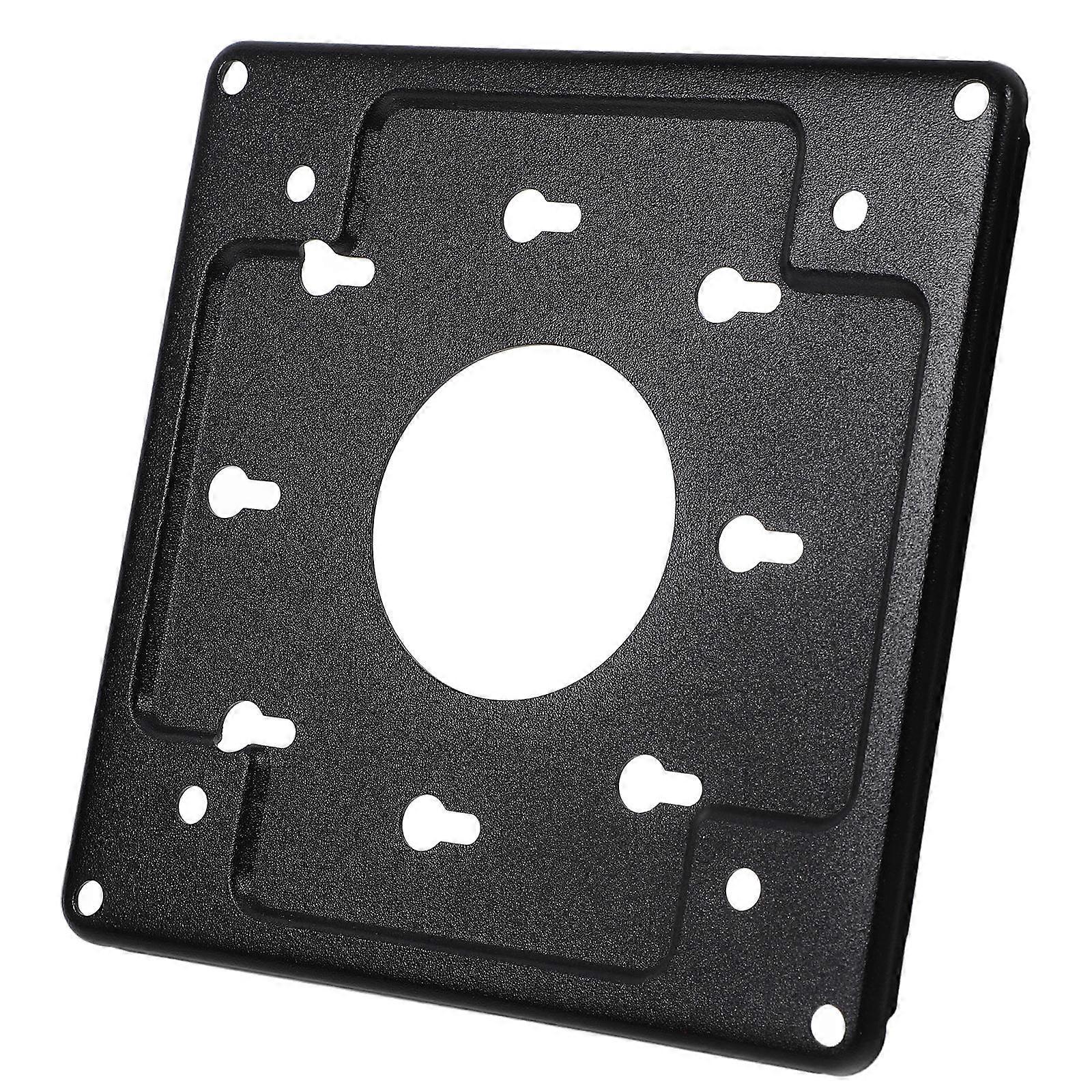 Compact Mount for Mini PC Monitors – Sleek Black Design, Sturdy Support & Space Saving Bracket for Organized Workspaces and Efficient Workflow