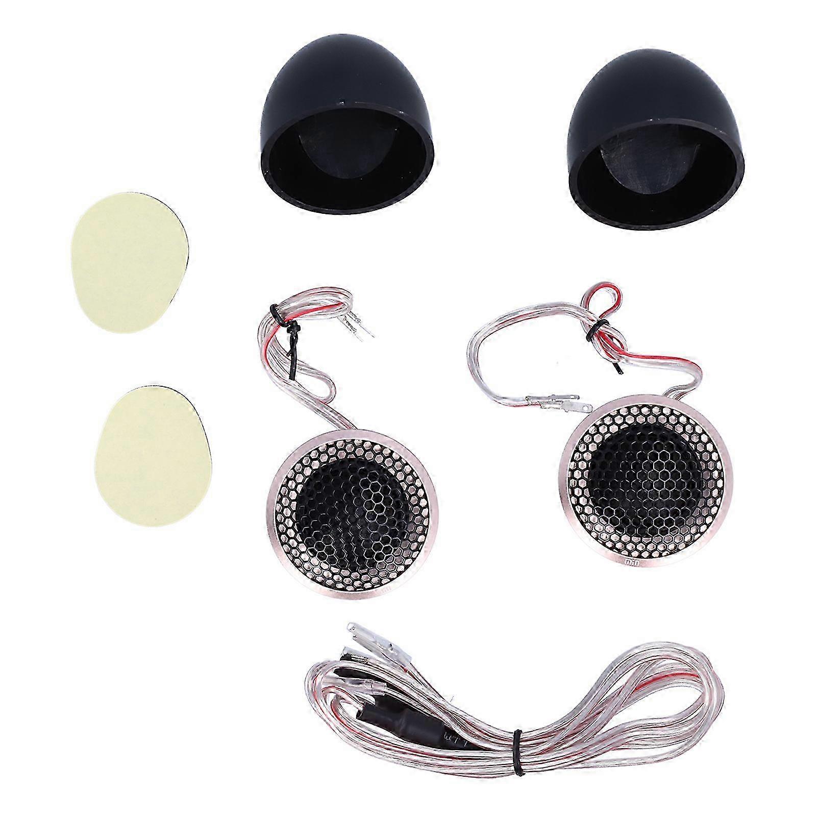 Universal High Efficiency Clear Sound Loudspeaker Pair for Automobiles