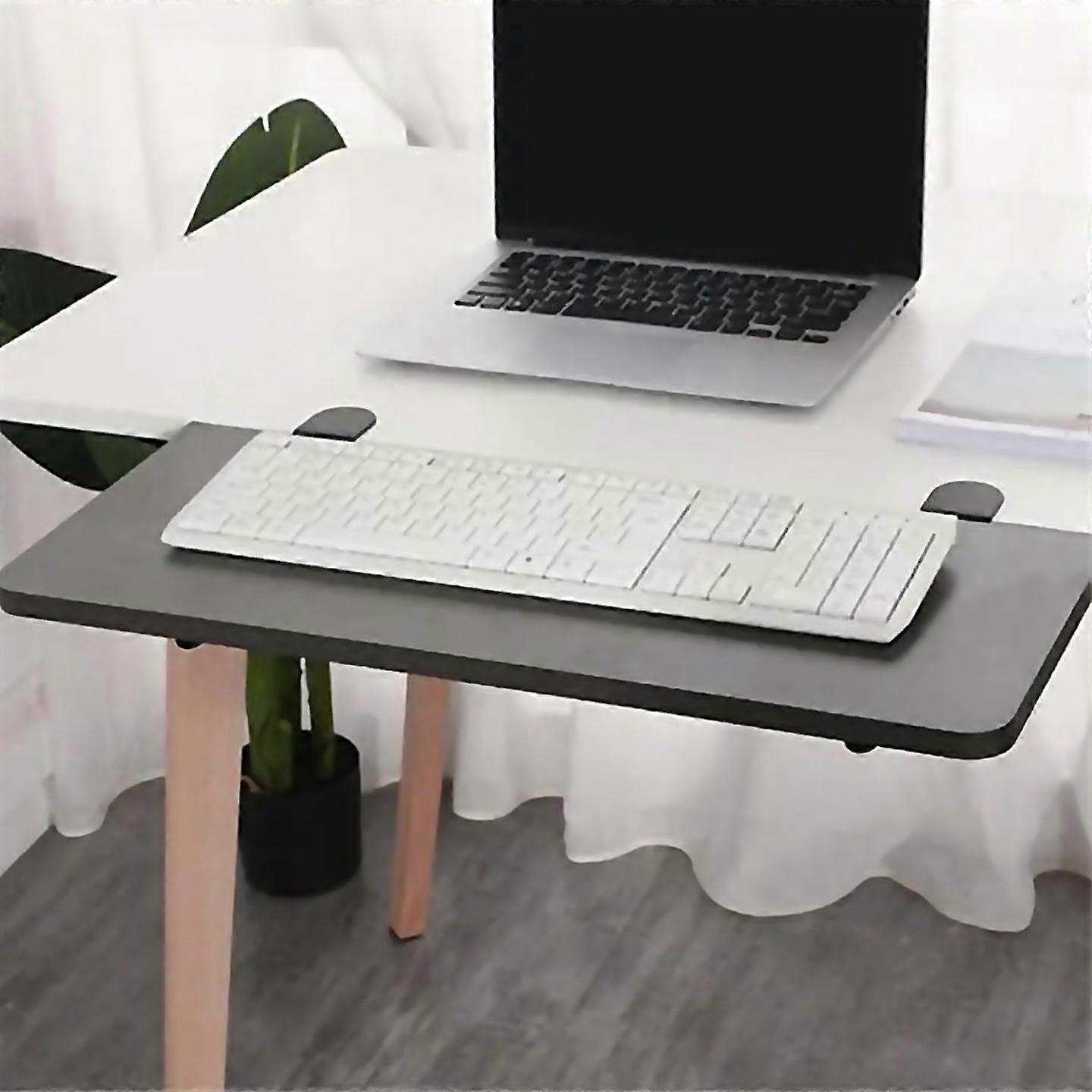For 2pcs Computer Keyboard Desk Extender Support Keyboard Arm Stand Blac