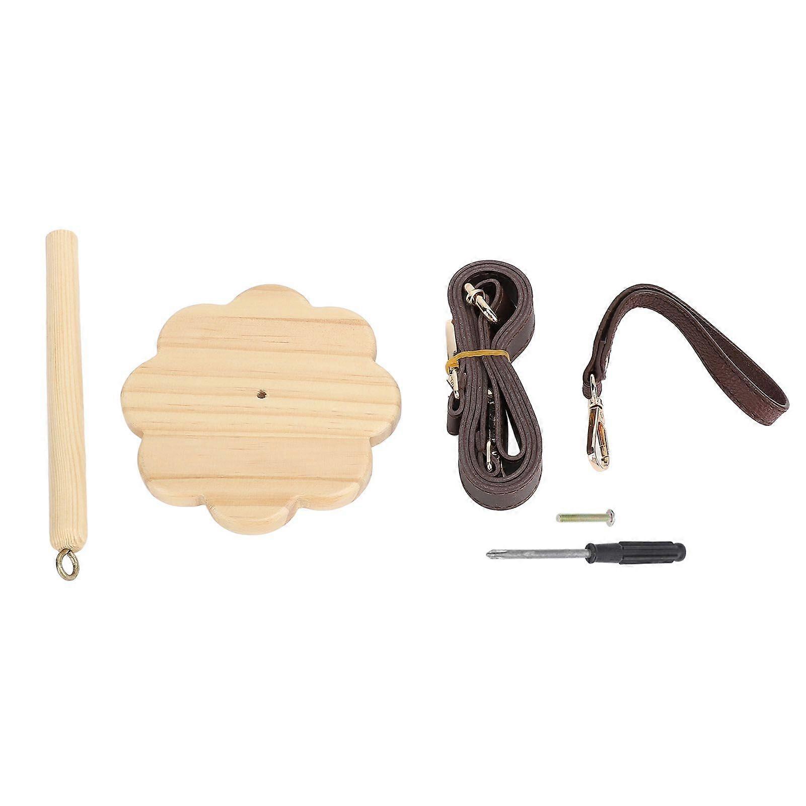 2025 Seneste model håndledsgarnholder træ bærbar håndledsgarnbærer til