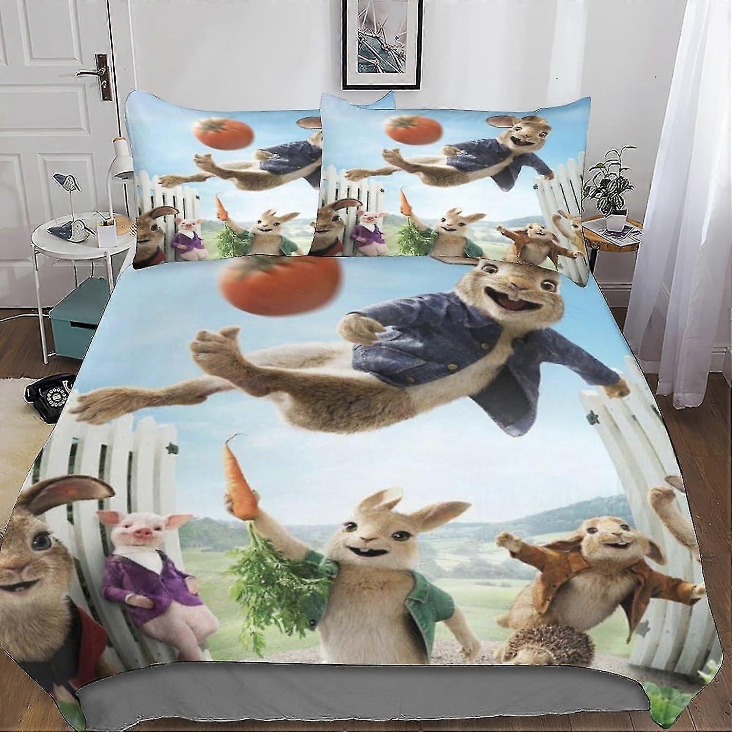 3D Duvet Cover Bedding Set, Soft Microfiber Movie Characters Quilt Cover with Zipper Closure, 3 Pieces Set for Certain Brand