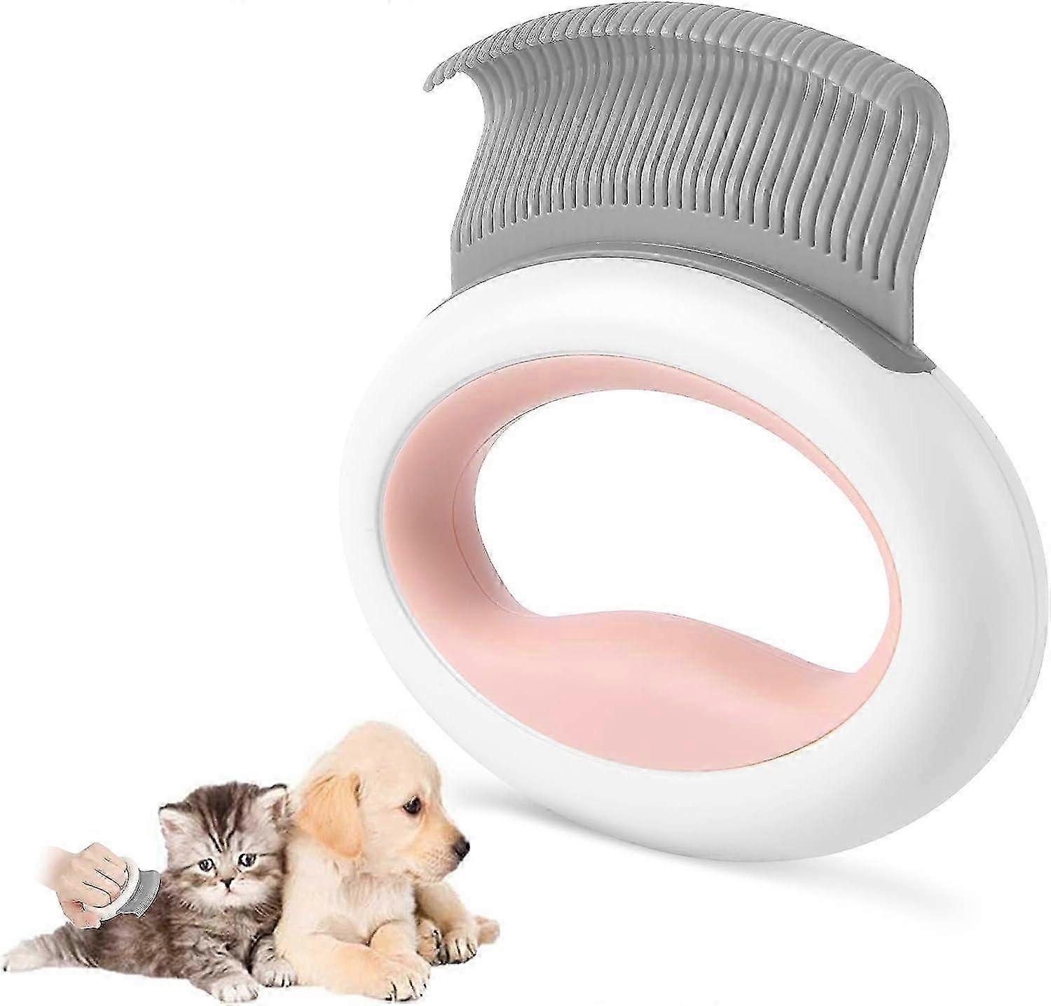 Cat grooming brush and dog grooming brush, pet comb for relaxing massage.