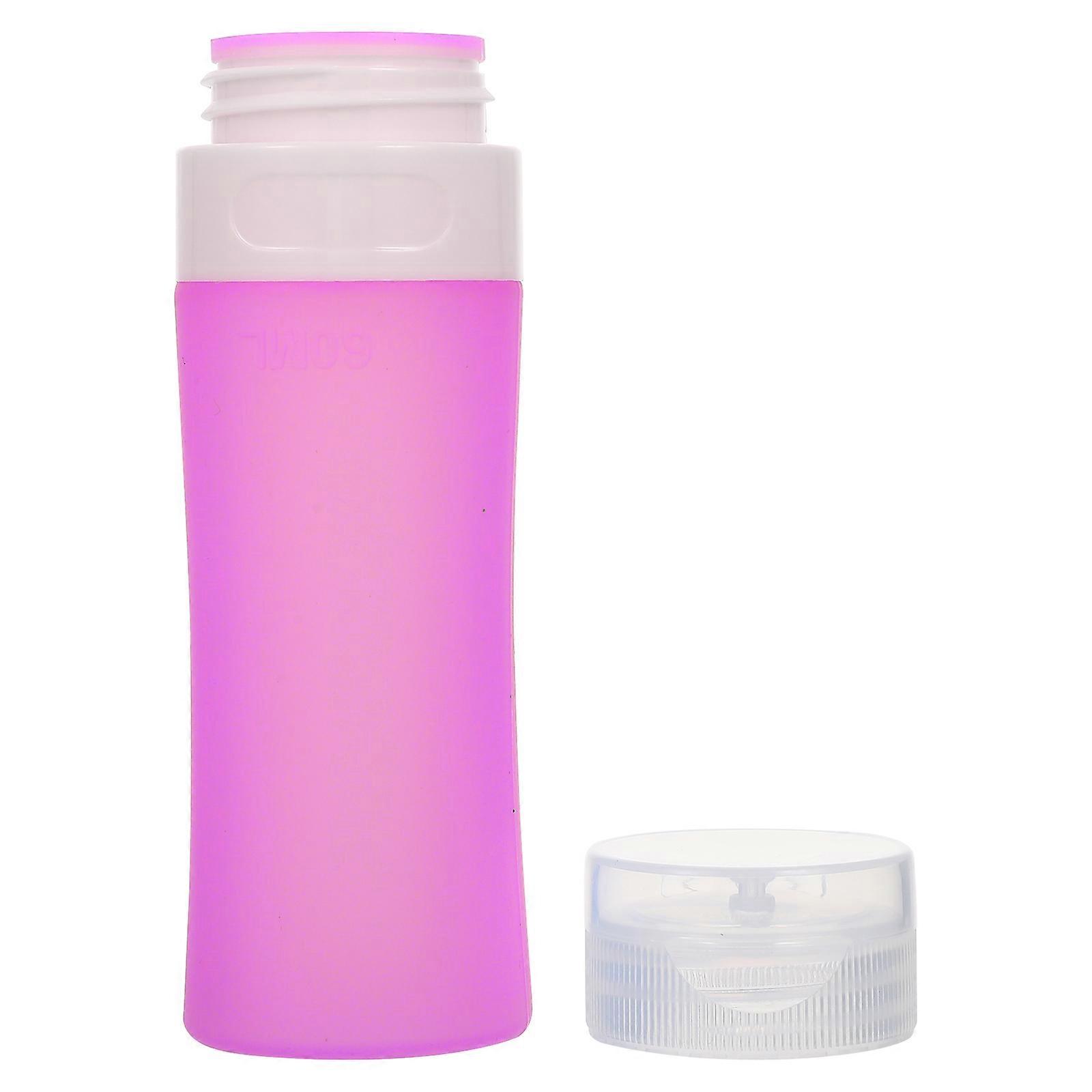 Leak Proof Silicone Travel Bottle Refillable Shampoo Dispenser, Portable Lotion Container for Shampoo, Conditioner, Body Wash, Compact Lightweight