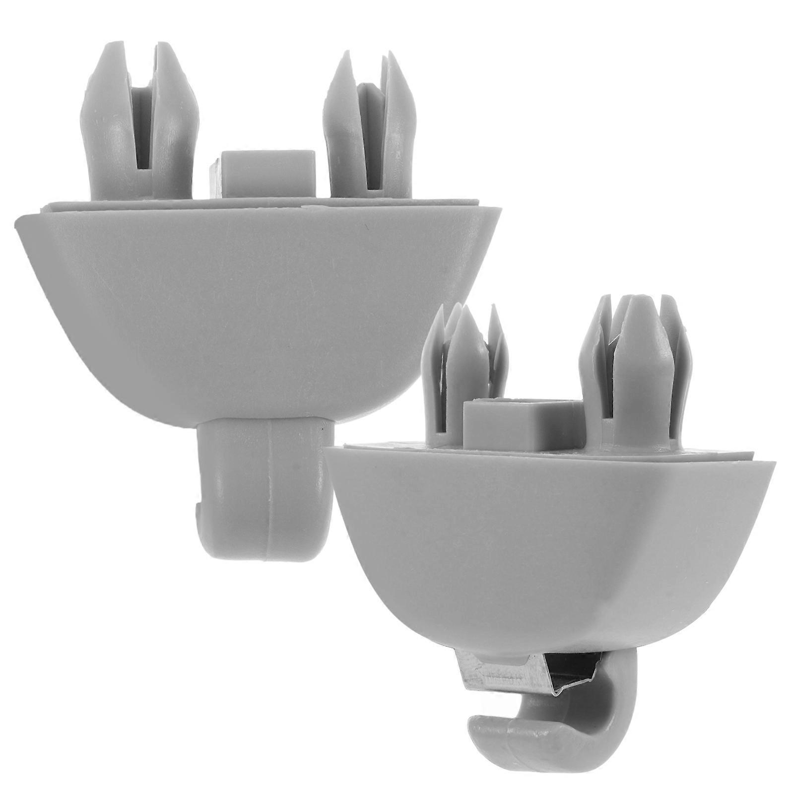 2pcs Visor Retainer Clips Plastic Visor Holder Hooks Easy Installation