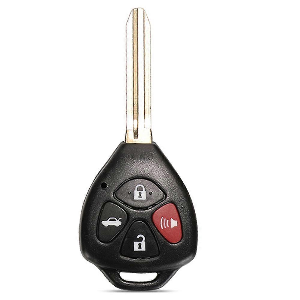 TOY43 4BTN Panic Remote Key Shell For Toyota Camry Avalon Corolla Matrix RAV4 Venza Yaris Replacement Case~00219