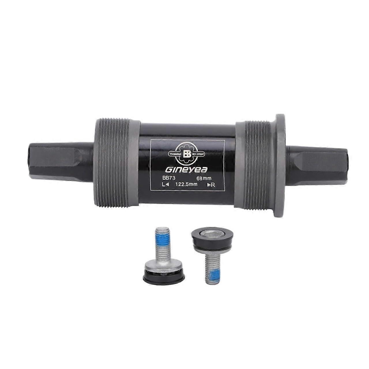 Bottom bracket bicycle axle fiveway square taper with square hole 68mm mountain bike sealed axle holder bicycle accessories bottom bracket 122.5mm