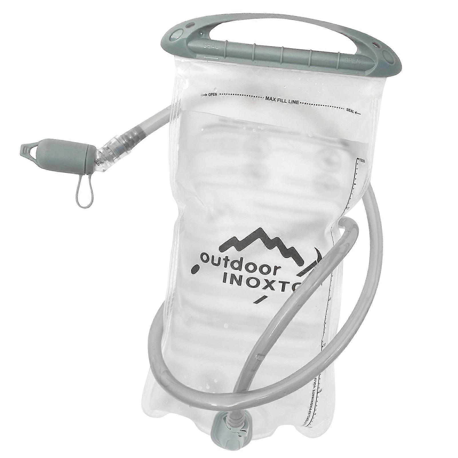 1.5L Hydration Bladder Leakproof Water Reservoir Water Bladder for Hydration Backpack Water Storage Bag for Cycle Hiking Running ClimbingYMQX)