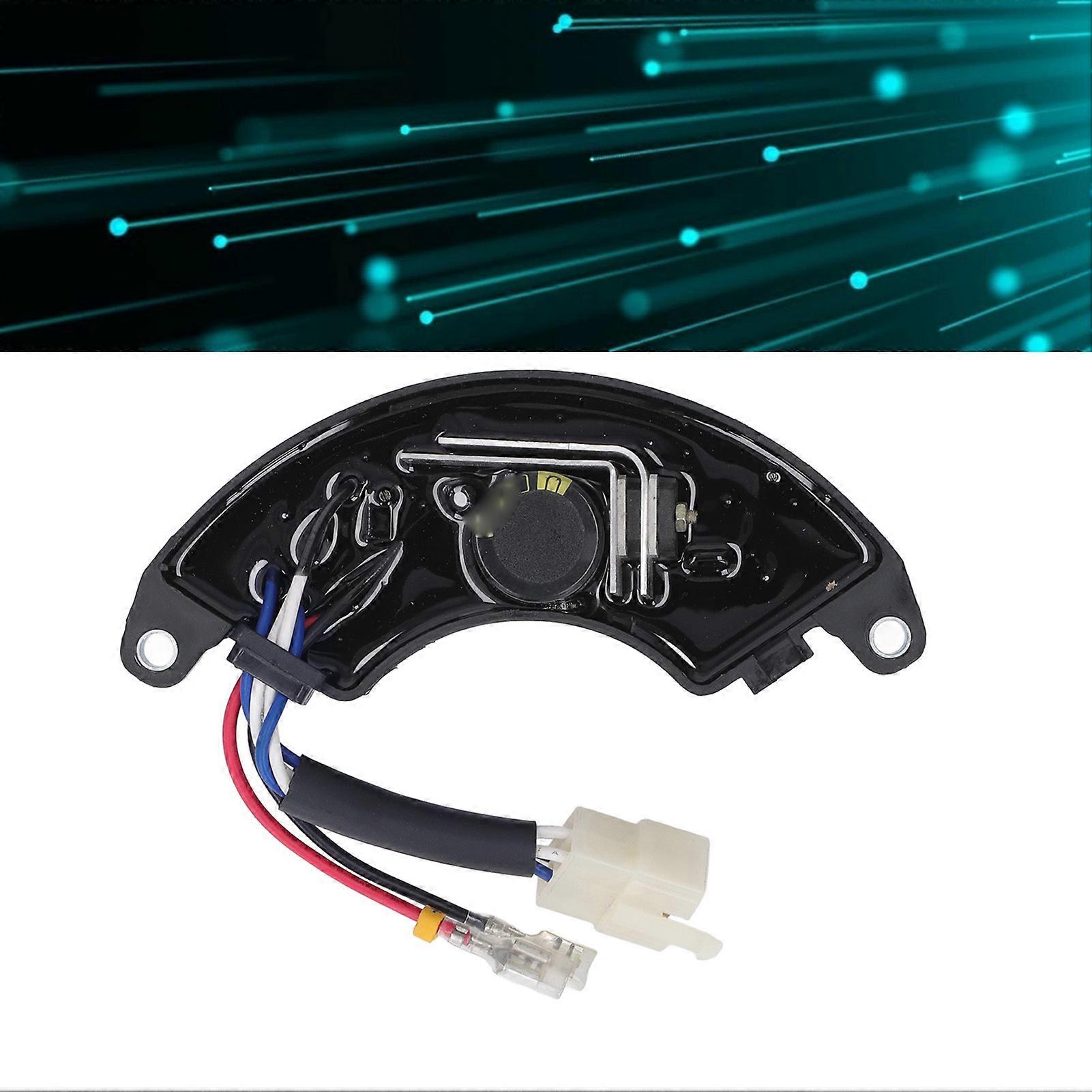 Automatic Voltage Regulator 8KW Generator AVR Single Phase 6 Wires 250V 470UF Stabilizer For 3‑8kw Genset