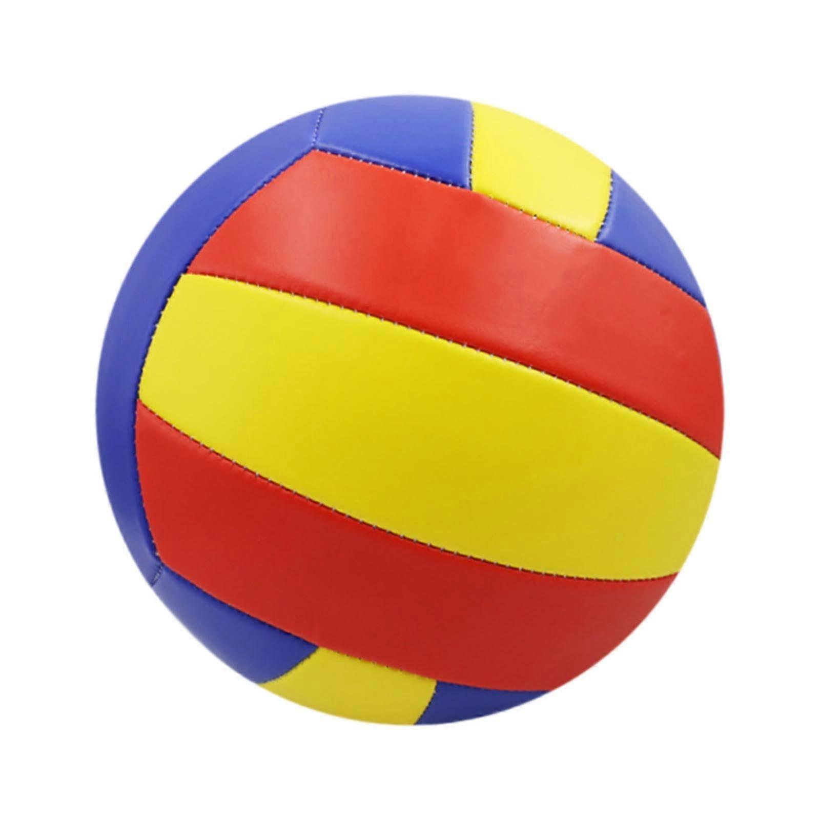 Volleyball Size 5 Beach Volleyball Waterproof Indoor Outdoor Ball For Men Women Girls Boys Beginners Yellow Blue Red