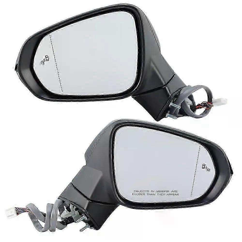 15 Wire Side Door Mirror Assembly Fit For Lexus NX Series NX200t NX350 2015-2021 Gloss Black Blind Spot Side Mirror Car Accessories