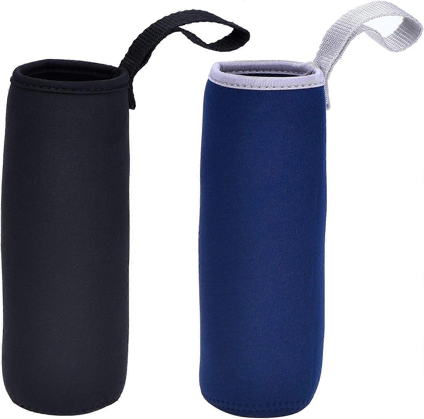 2 Pieces Water Bottle Sleeve Neoprene Carrier Nylon Sleeve for 19.4 oz