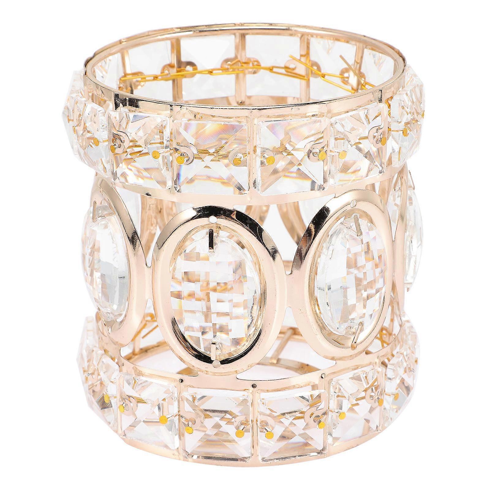 Golden Crystal Lamp Shade for Ceiling Light Decorative