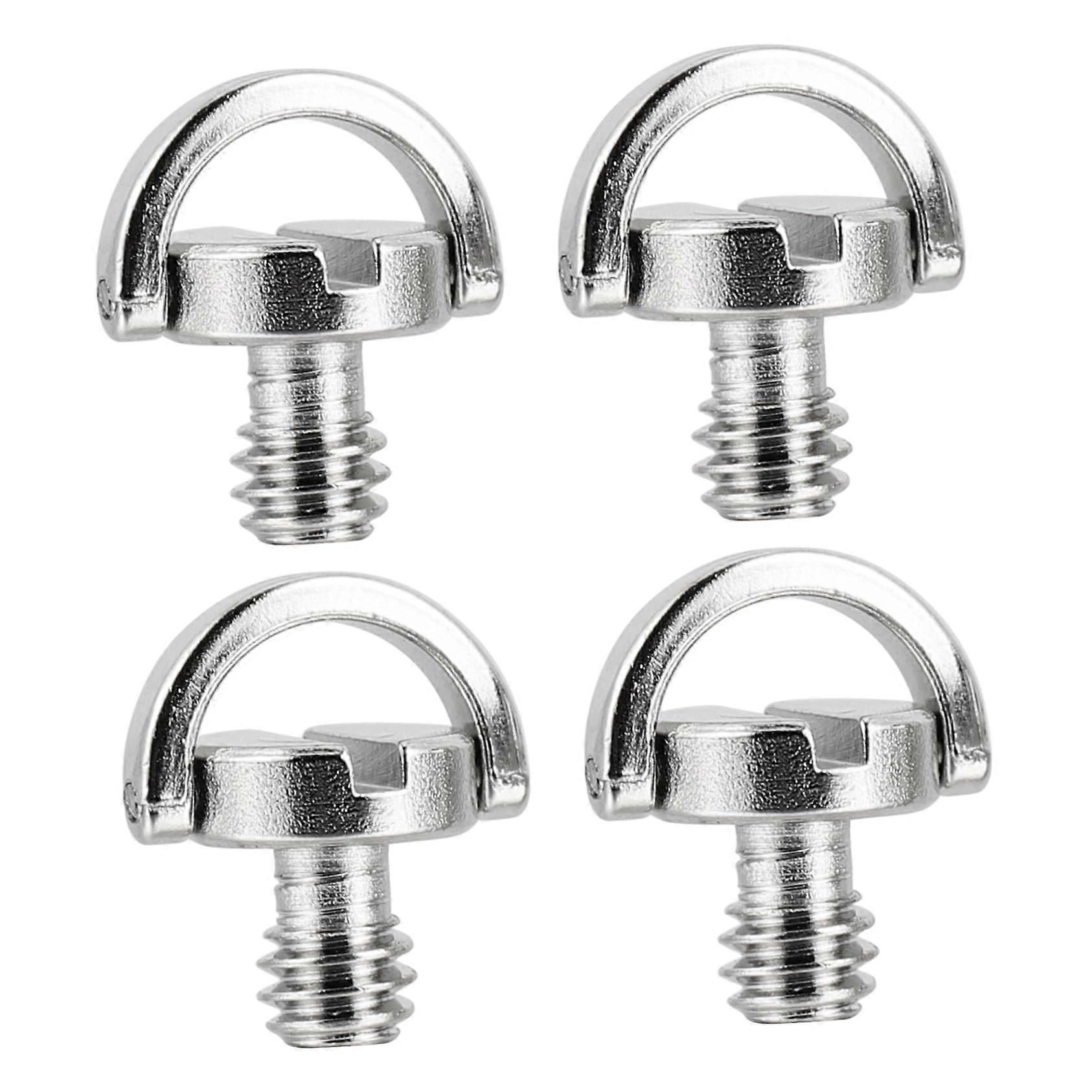 4-Piece Plate Camera Mounting Screw Quick Release Plate For Camera Tripod Universal Tripod Mount Fits DSLR Mirrorless