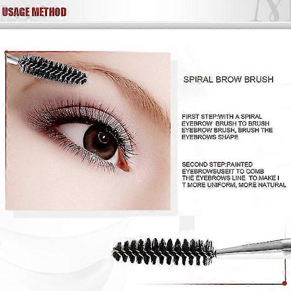 Multifunktionales Doppelkopf-Augen-Make-up Augenbrauen-Mascara-Tool